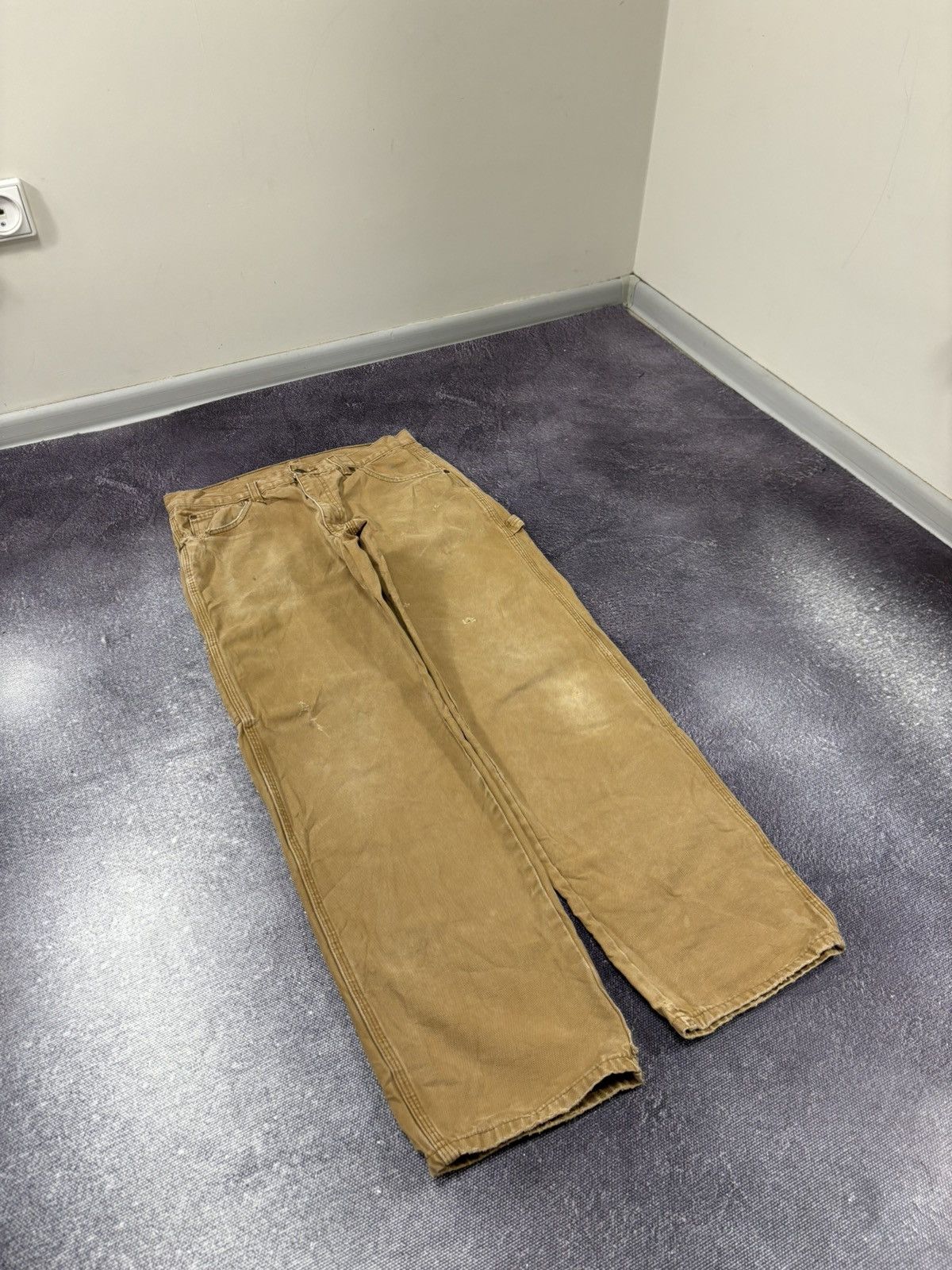 Dickies Vintage Dickies Y2K Orange Carpenter USA Work Hype Pants Size US 32 / EU 48 - 9 Thumbnail