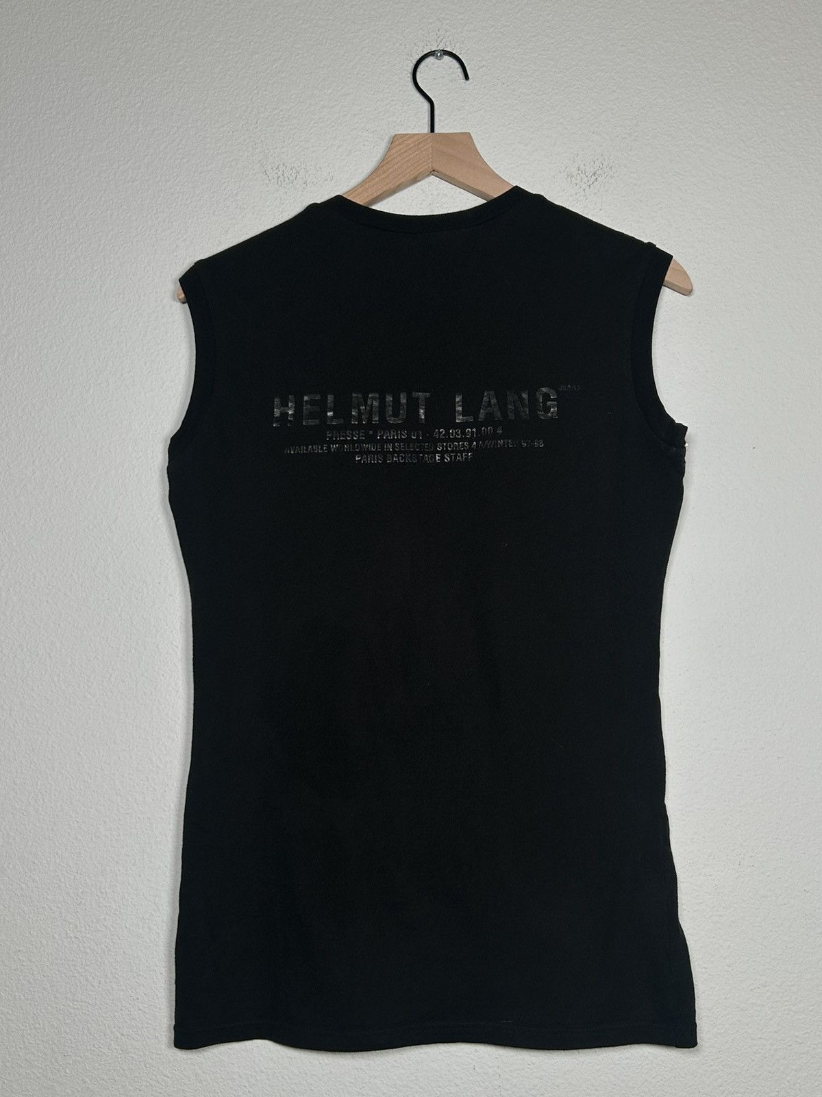 Helmut Lang AW97 Union Jack Backstage Logo Tee Size US S / EU 44-46 / 1 - 3 Thumbnail