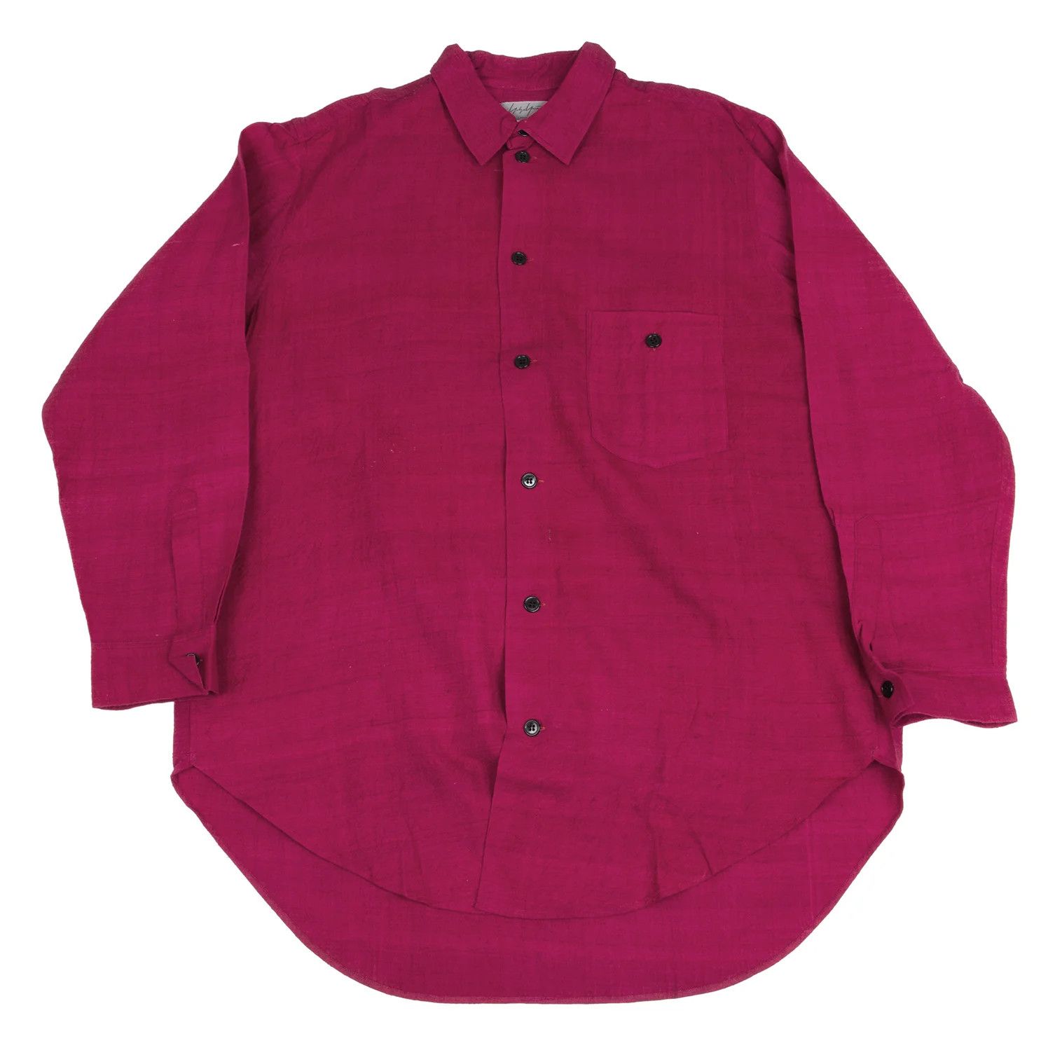 Yohji Yamamoto Yohji Yamamoto Silk Shirt Pink M Size US M / EU 48-50 / 2 - 1 Thumbnail