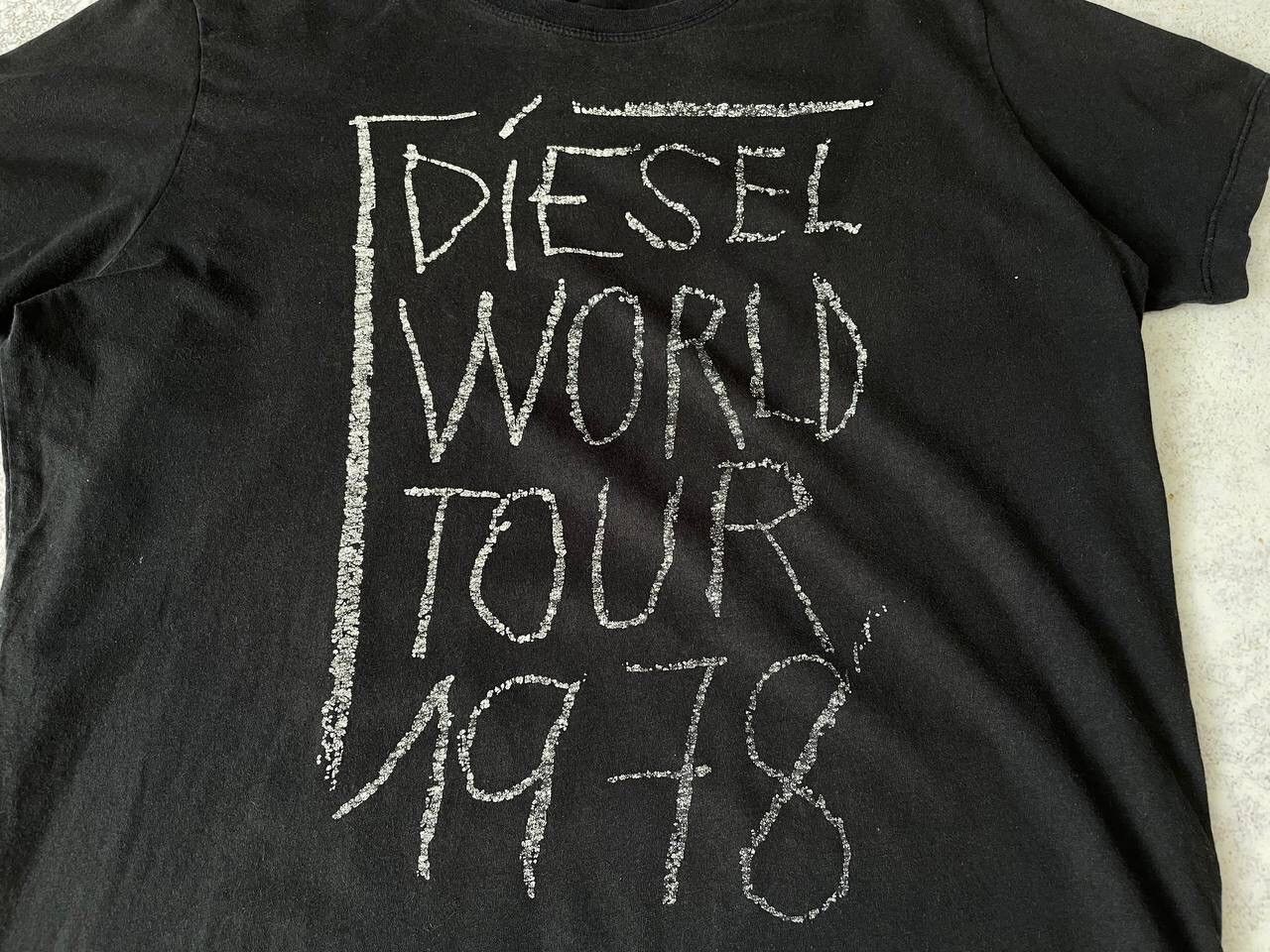 Diesel × Vintage Vintage Diesel World Tour T-shirt Big Logo Y2K Rare Item Size US L / EU 52-54 / 3 - 2 Thumbnail