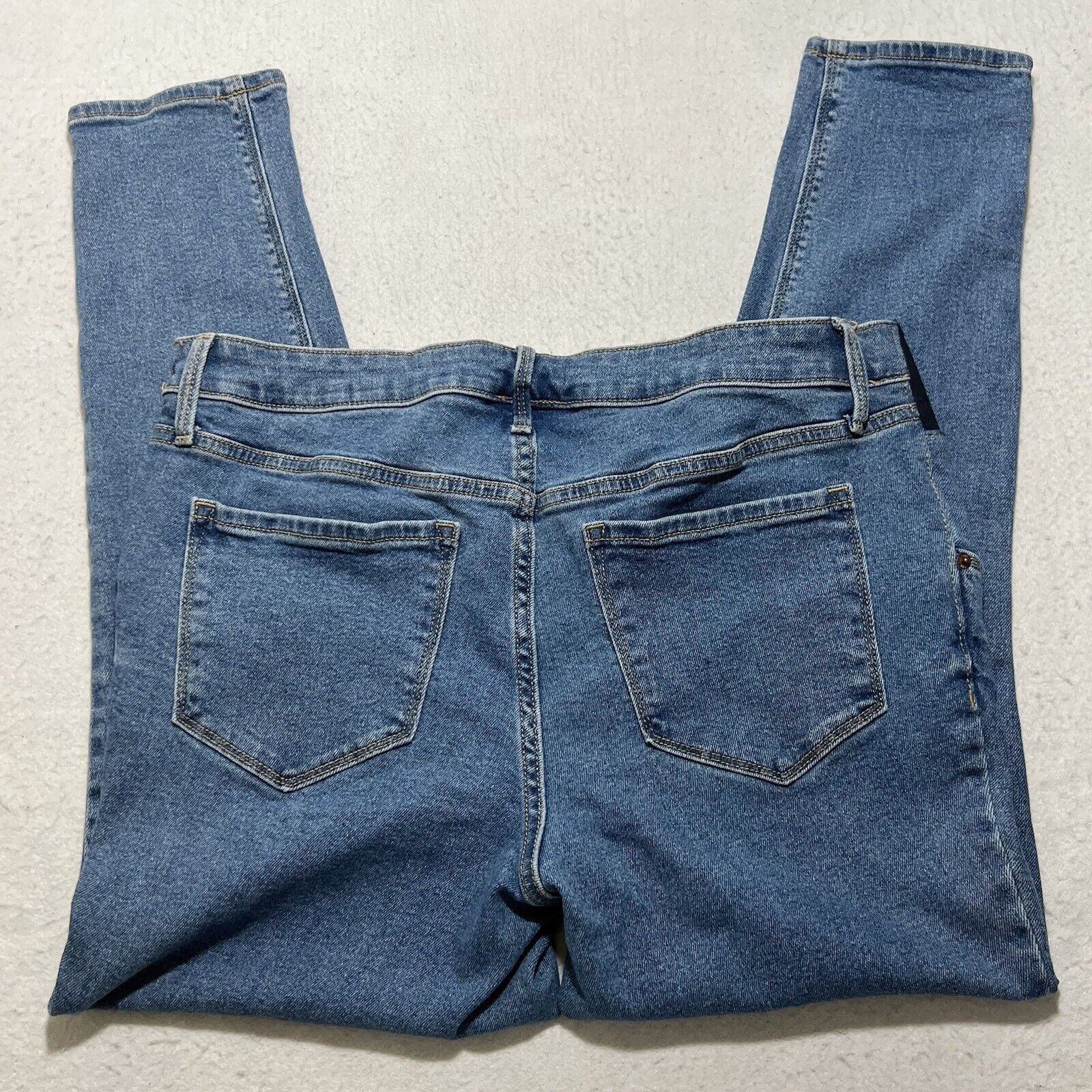 Old Navy Old Navy Rockstar Super Skinny Maternity Denim Blue Jeans Size 36" / US 14 / IT 50 - 6 Thumbnail