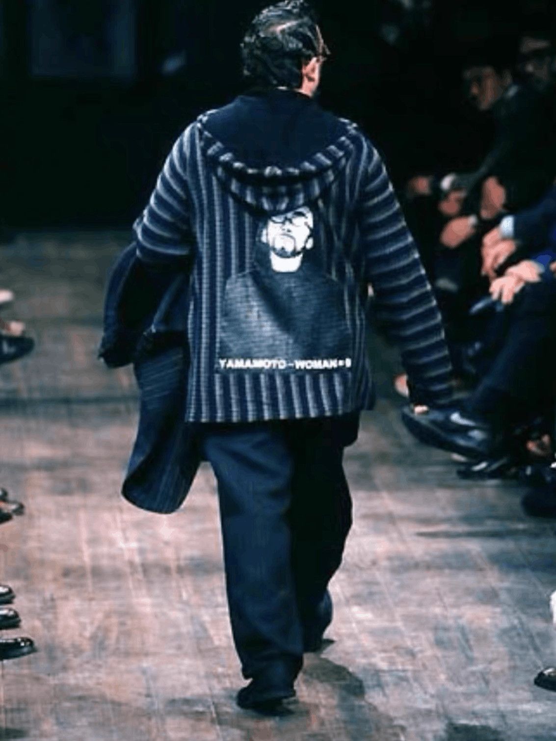 Yohji Yamamoto Yohji Yamamoto Pour Homme 98SS All Sizes Mrn's Hoodie Size US M / EU 48-50 / 2 - 8 Thumbnail