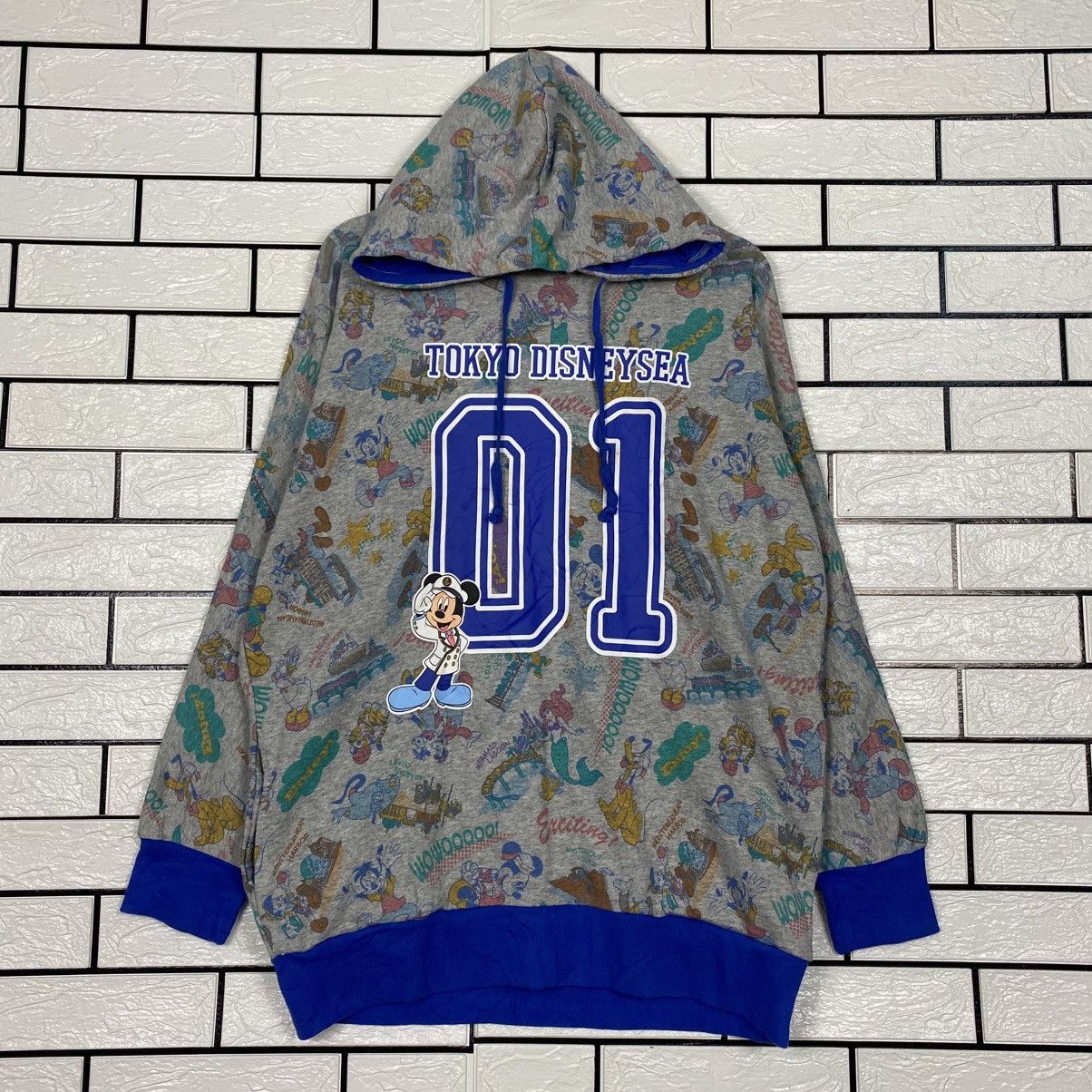 Japanese Brand 📌 Camouflage Hoodie Pull Over Disney Mickey Mouse Size US M / EU 48-50 / 2 - 2 Thumbnail