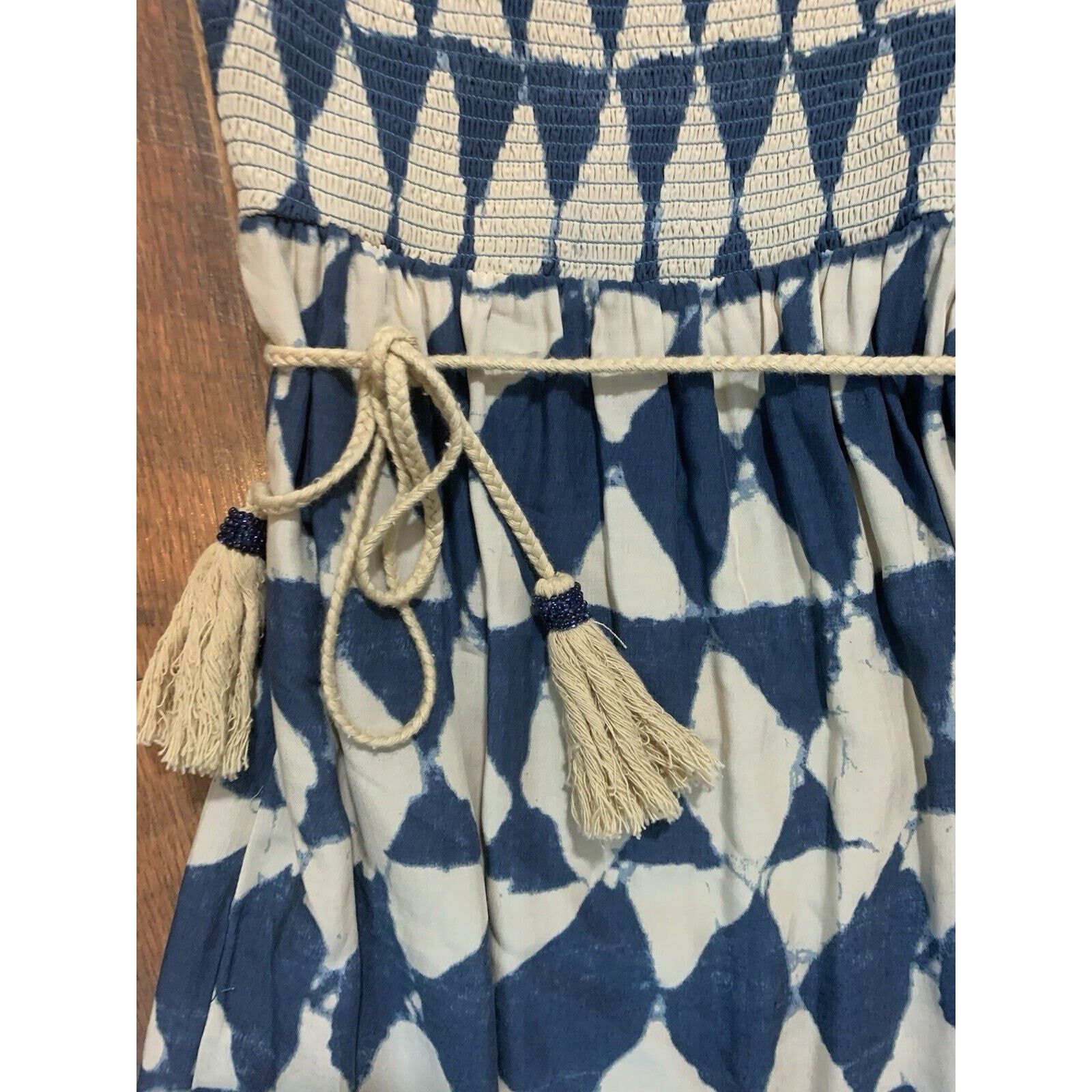 Anthropologie Maeve Anthropologie round neck Indigo Blue Dress Size 2 Size XS / US 0-2 / IT 36-38 - 5 Thumbnail