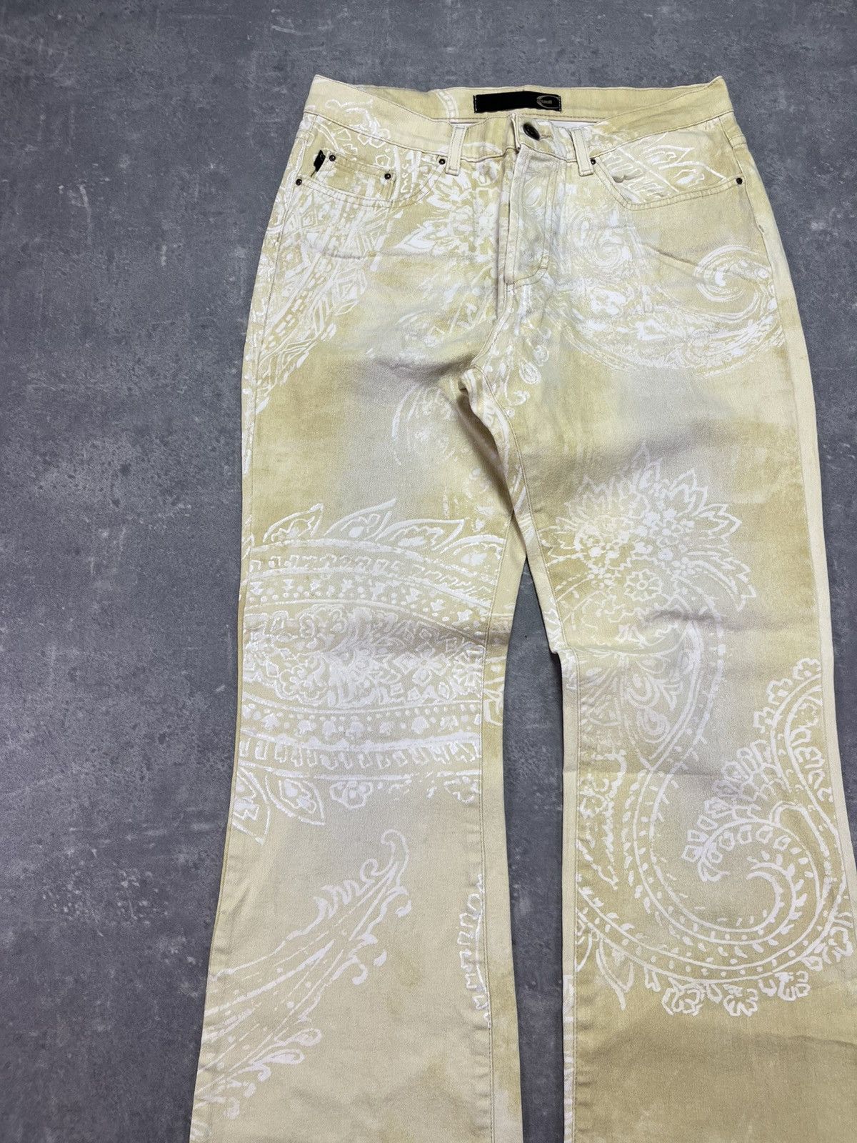 Just Cavalli AW03 Just Cavalli Astrology Tribal Jeans 30 Bandana Paisley Size US 30 / EU 46 - 3 Thumbnail