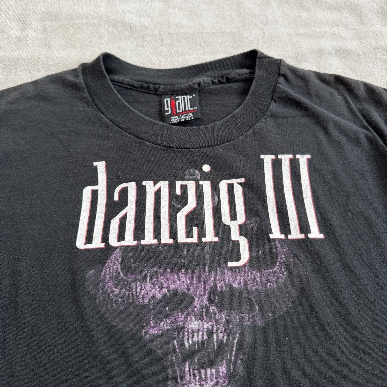 Giant Vintage 90s Danzig III How The Gods Kill T Shirt L Black USA Size US L / EU 52-54 / 3 - 3 Thumbnail