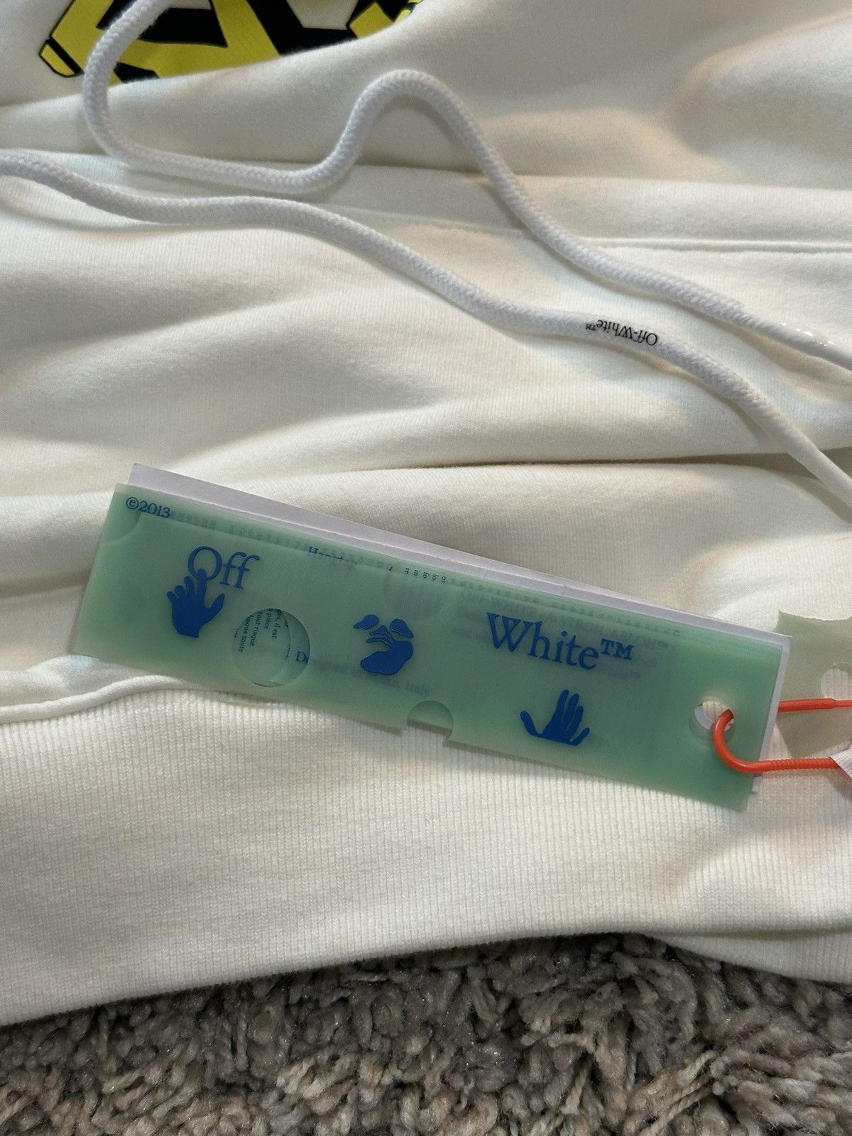 Off-White × Virgil Abloh Off-White Wizard White Hoodie Size L Size US L / EU 52-54 / 3 - 6 Thumbnail