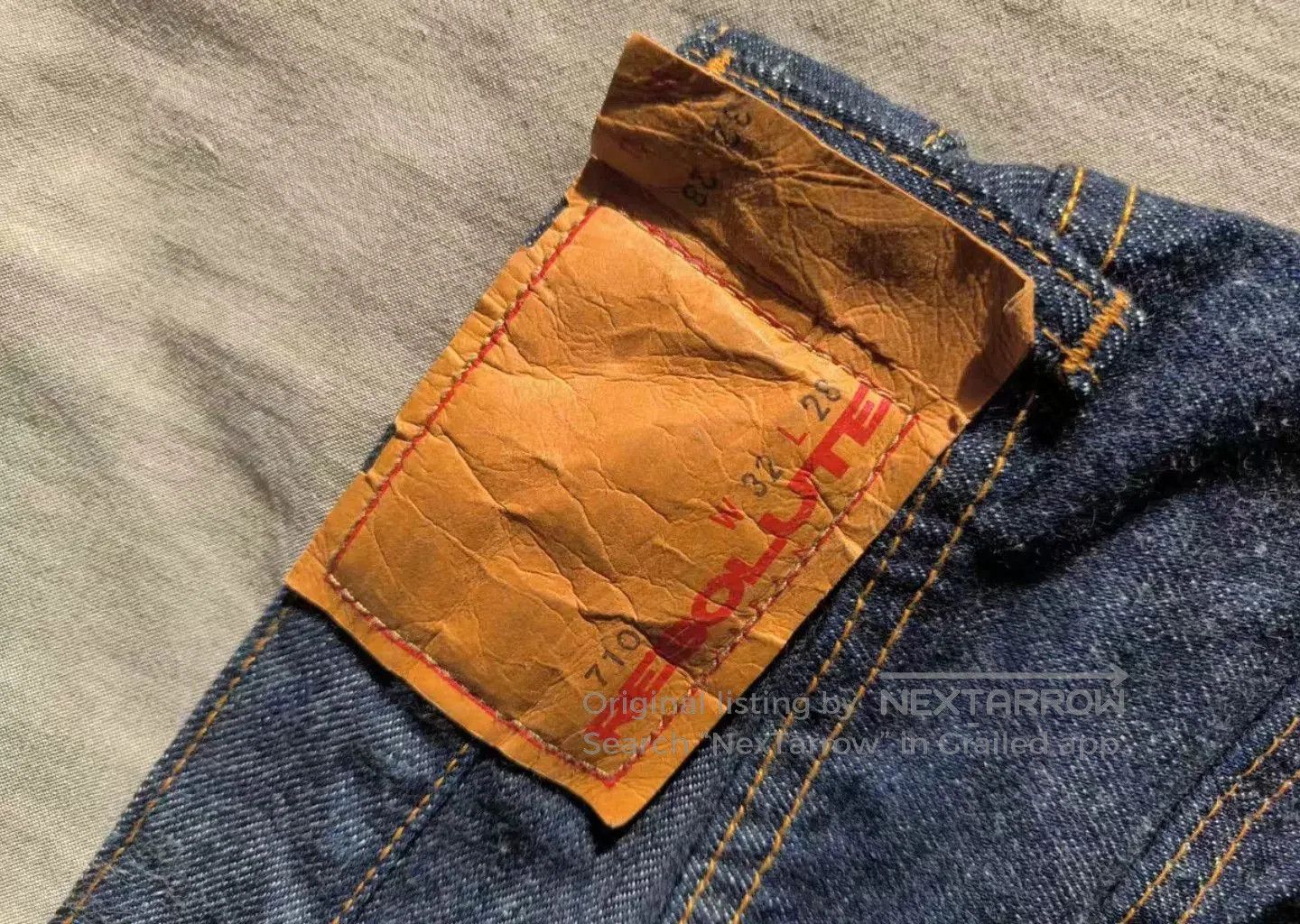 RESOLUTE RESOLUTE 710 Raw Denim Jeans. Size US 32 / EU 48 - 7 Thumbnail