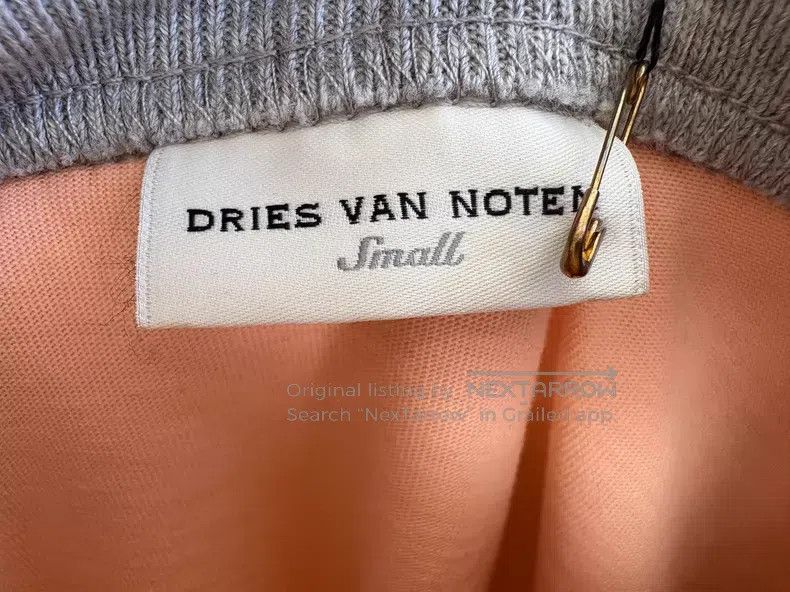 Dries Van Noten Dries Van Noten Gray Hoodie Size S / US 4 / IT 40 - 5 Thumbnail