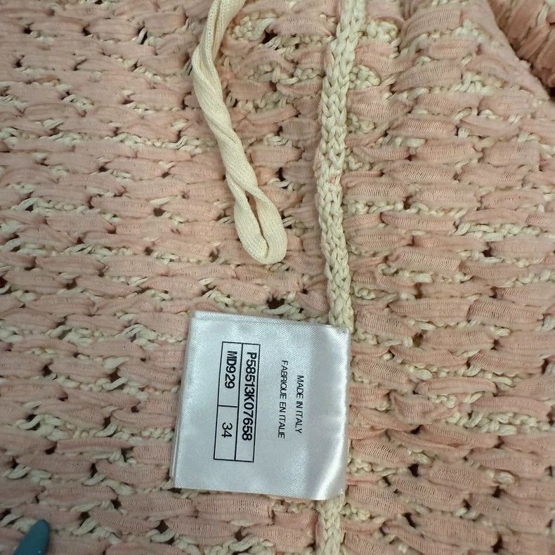 Chanel Chanel Pink knitted cardigan coat Size XXS / US 00 / IT 34 - 6 Thumbnail