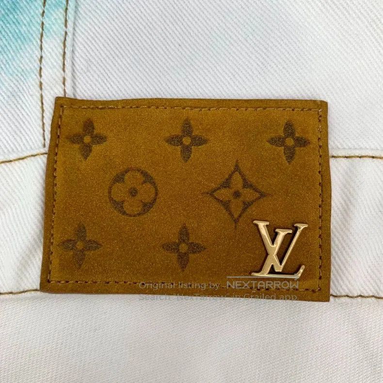 Louis Vuitton Louis Vuitton Tie-Dye Logo Denim Jacket. Size US L / EU 52-54 / 3 - 5 Thumbnail