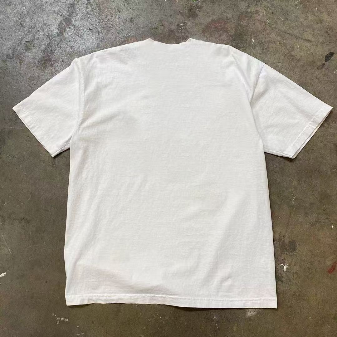Japanese Brand × Vintage White casual street washed retro papaya print t-shirt Size US M / EU 48-50 / 2 - 2 Thumbnail