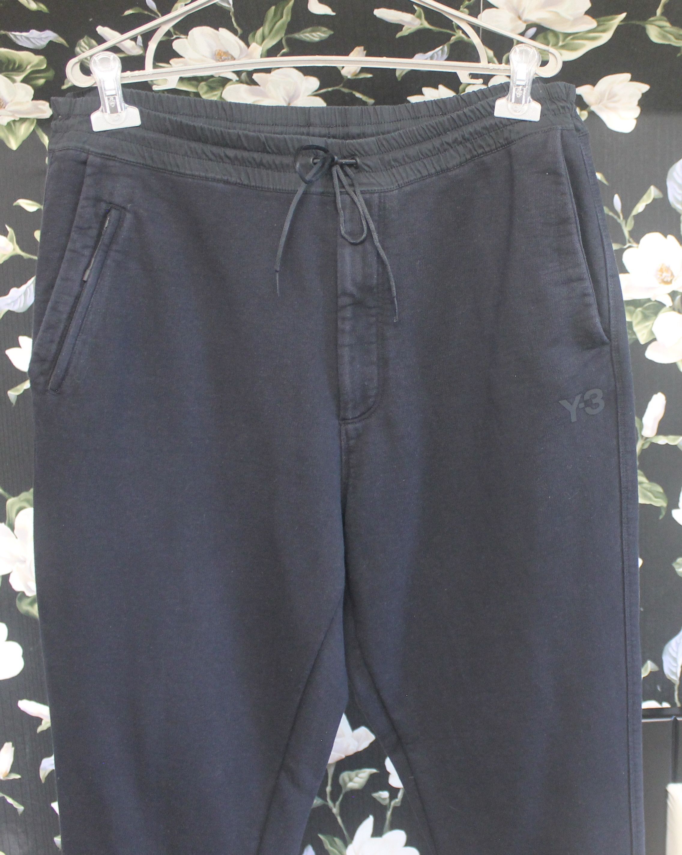 Adidas × Y-3 × Yohji Yamamoto Adidas Y-3 Classic Terry Cuffed Pants - Black Size US 38 / EU 54 - 2 Thumbnail