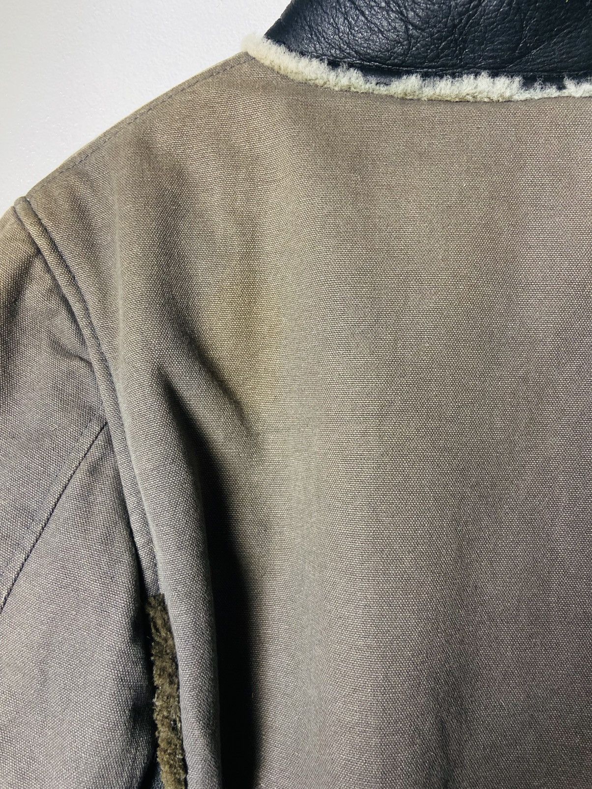 Designer Vintage Rallys Duck Canvas + Leather Zipper Jacket Size US L / EU 52-54 / 3 - 17 Thumbnail