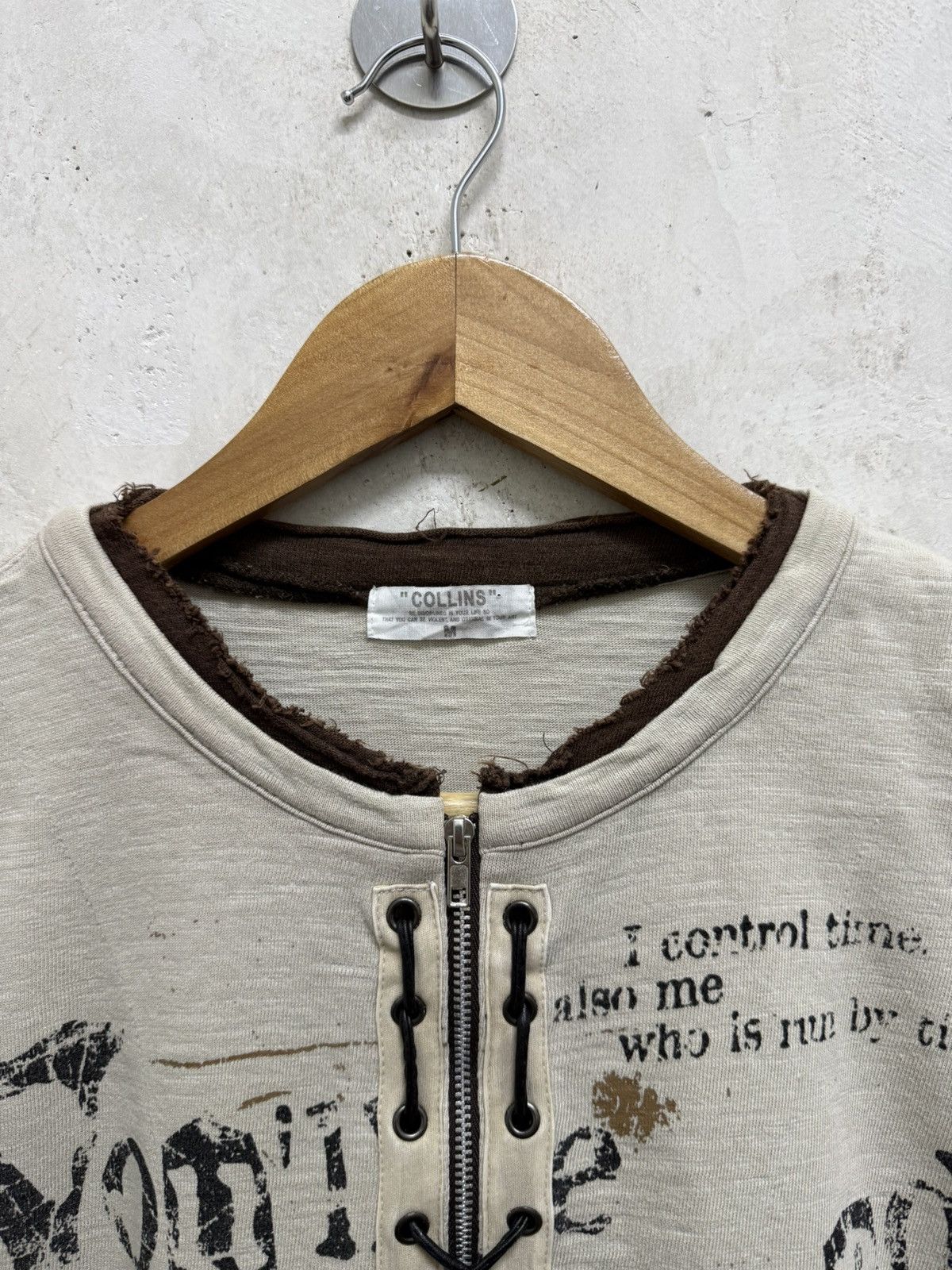 14th Addiction 2000s Archival Punk Lace Bondage Ls Shirt y2k Size US M / EU 48-50 / 2 - 6 Thumbnail