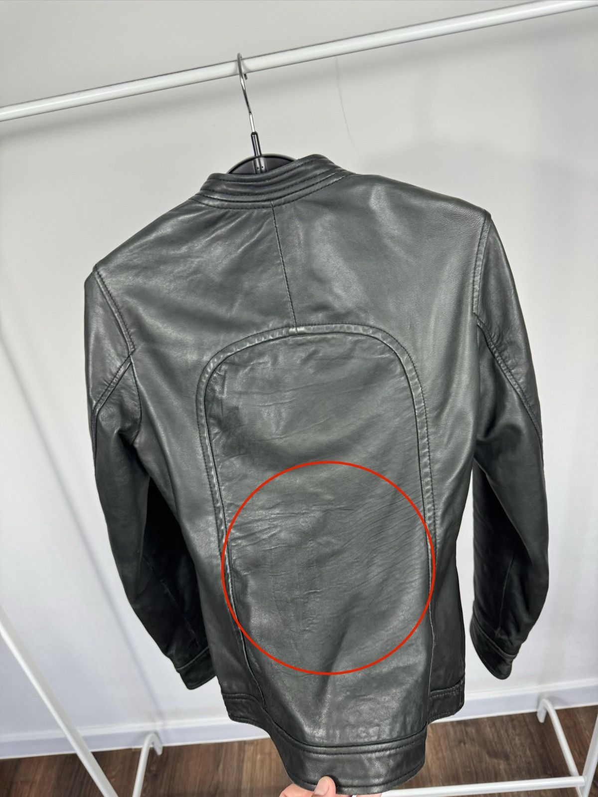 Other Monsoon Women’s Black Leather Biker Jacket Slim Fit Moto S Size S / US 4 / IT 40 - 13 Thumbnail