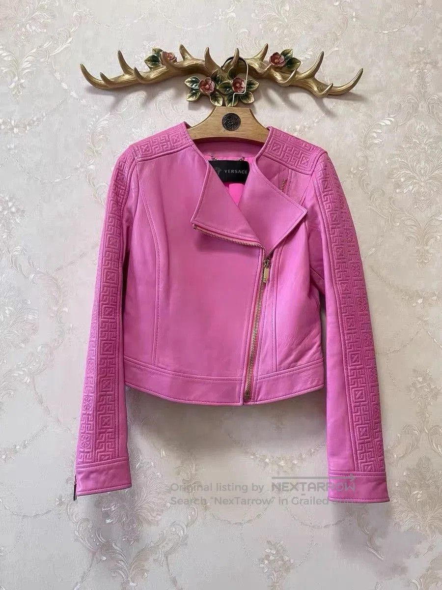 Versace Versace Runway Leather Jacket. Size M / US 6-8 / IT 42-44 - 1 Thumbnail