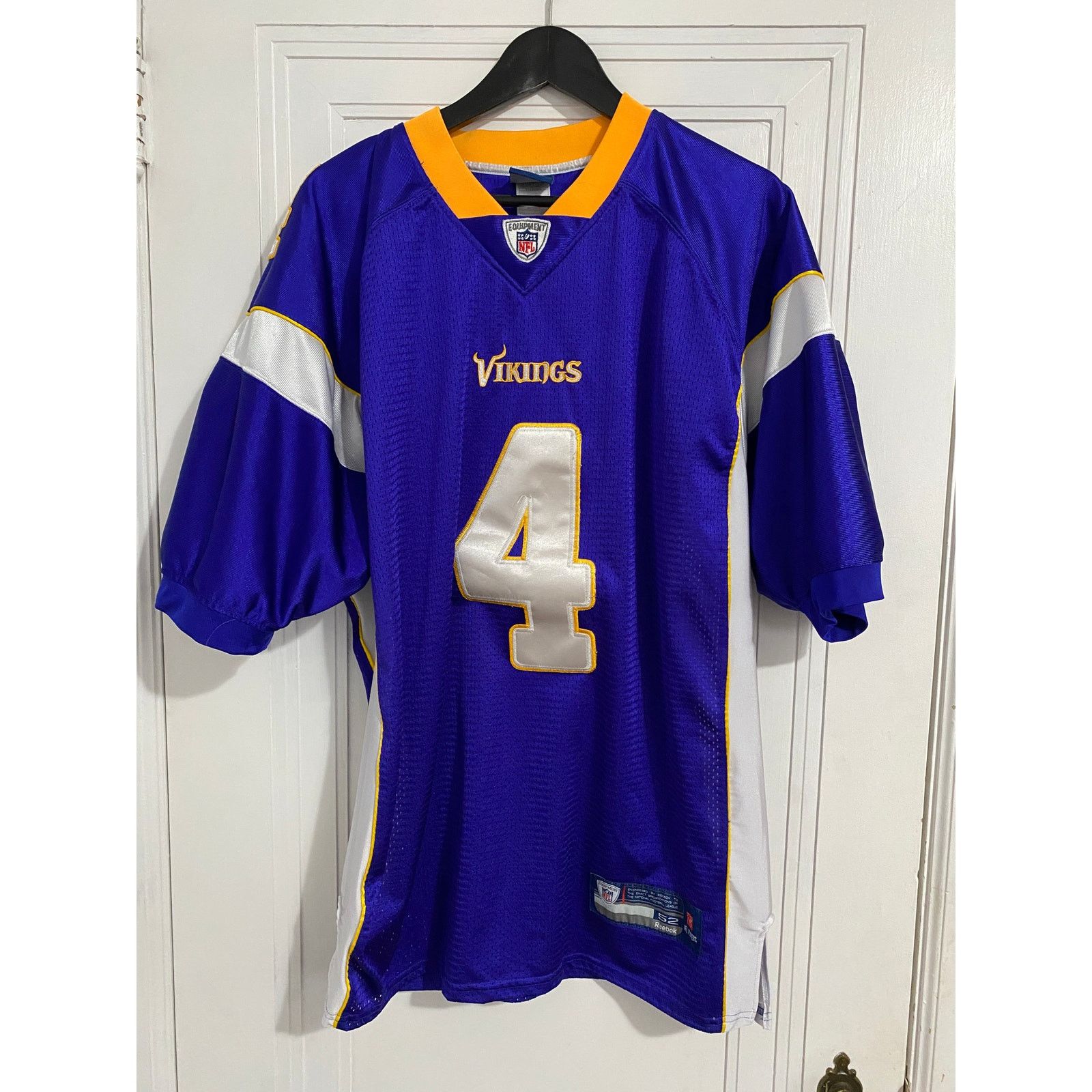 Reebok Brett Favre Minnesota Vikings Jersey Size 52 (XL) Size US XL / EU 56 / 4 - 1 Thumbnail