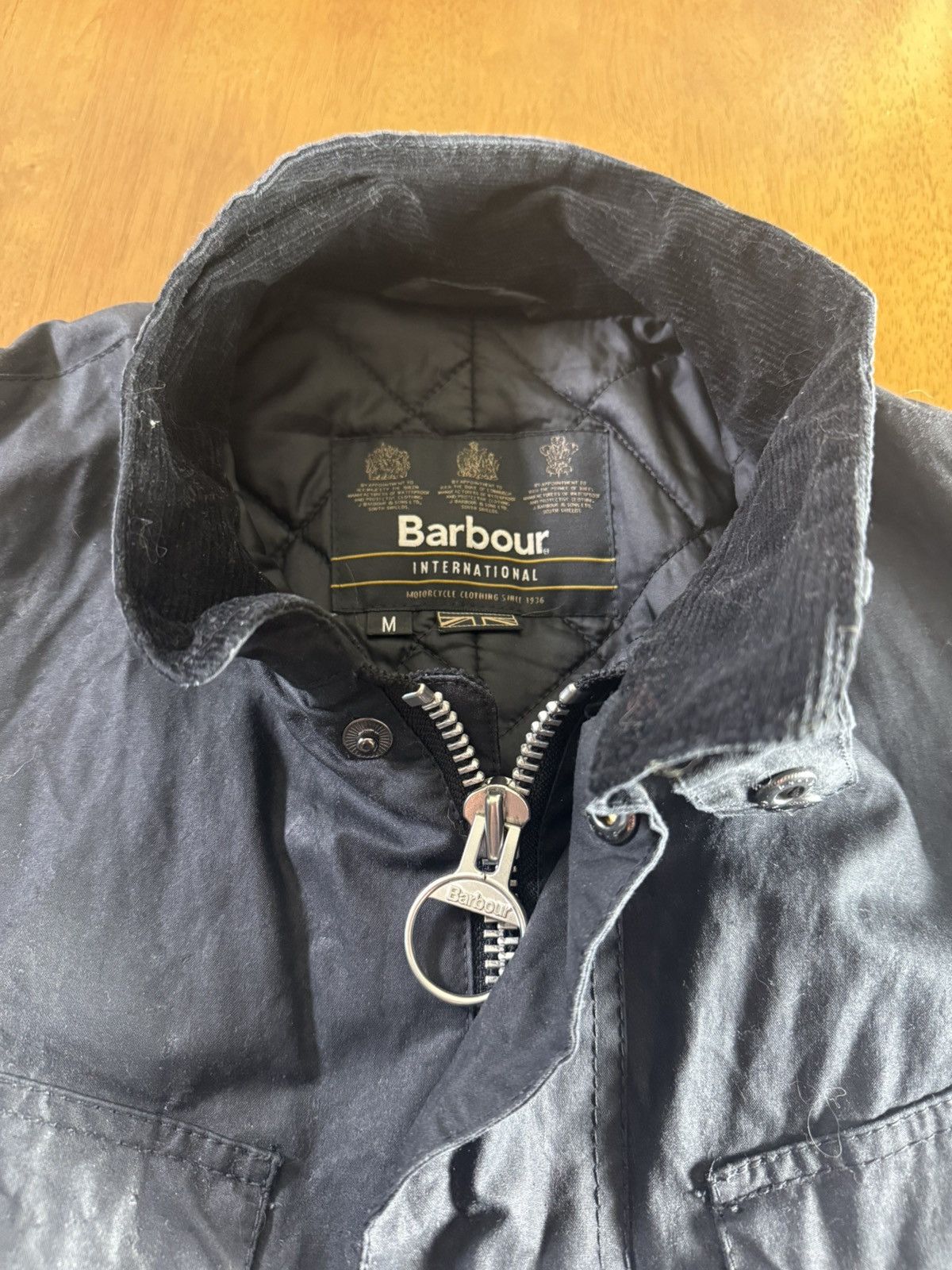 Barbour Barbour International Duke Wax Jacket Black Medium Size US M / EU 48-50 / 2 - 2 Thumbnail