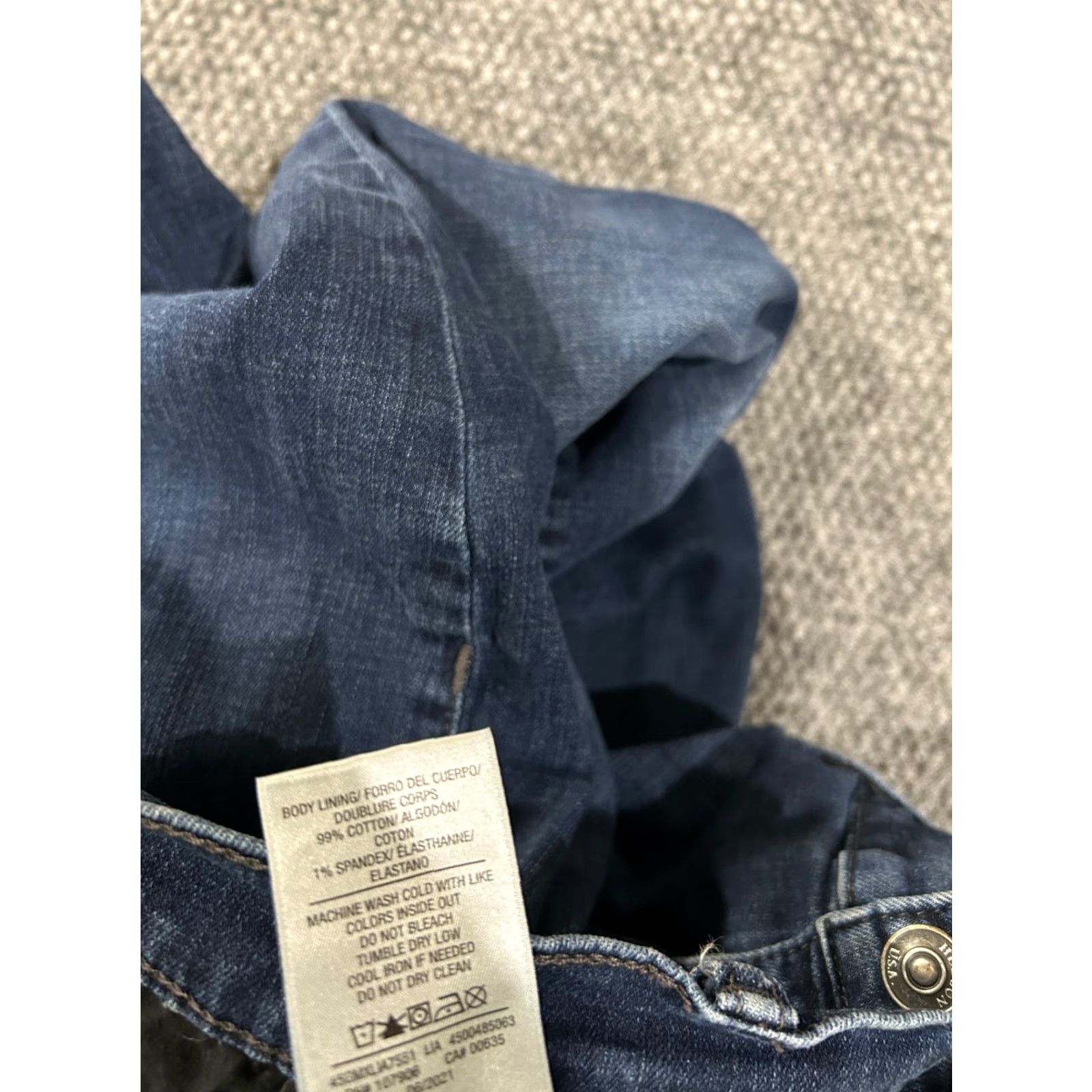 Hudson Hudson Jeans Womens 29 Blue Natalie Midrise Skinny Ankle Stretch Denim Zip 5-Pocket Dark Blue 26in Inseam Regular Fit Size 29" - 6 Thumbnail
