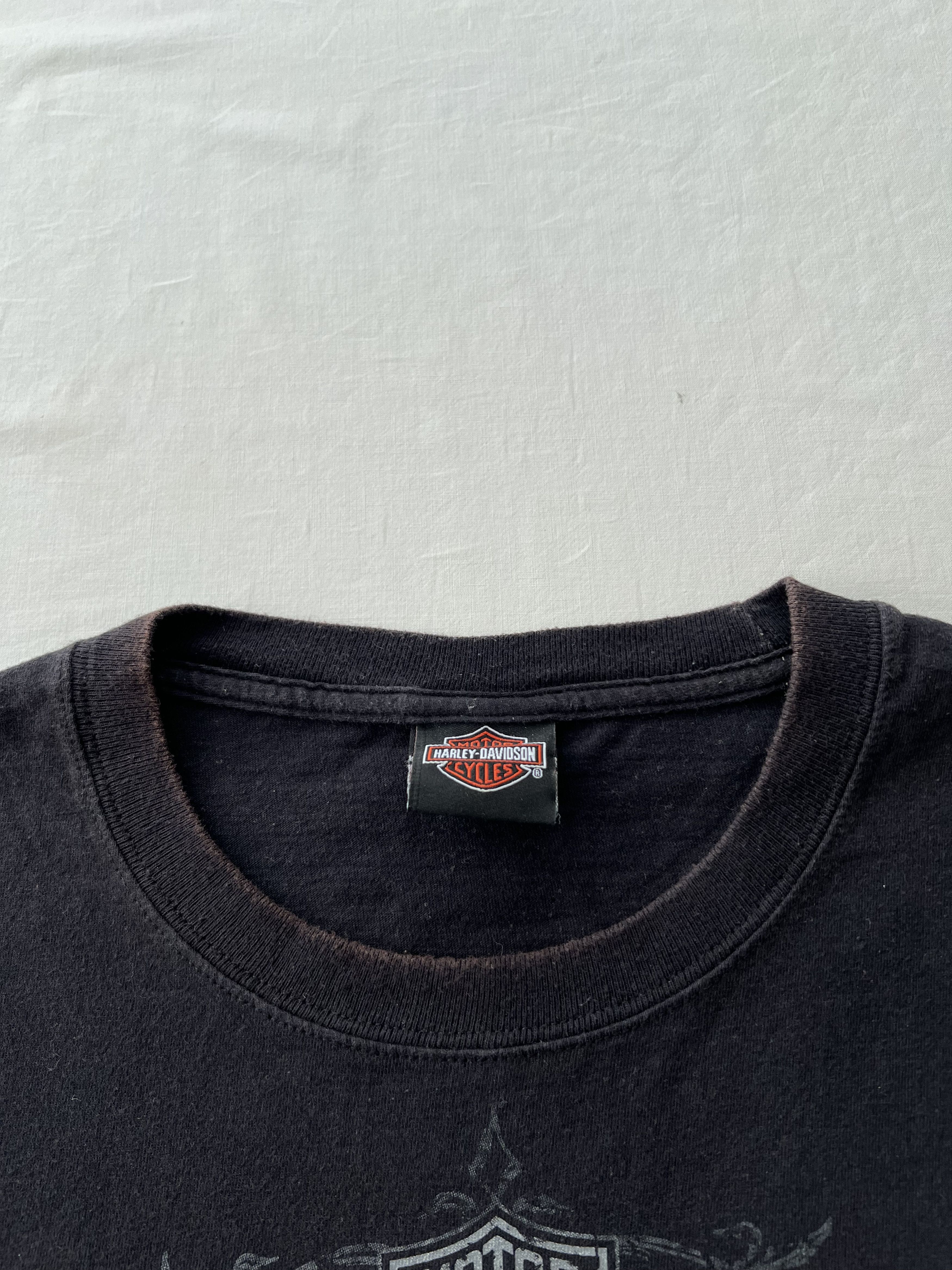 Harley Davidson Vintage 2015 Harley Davidson Motorcycle Snake Skull T-shirt Size US XL / EU 56 / 4 - 15 Thumbnail
