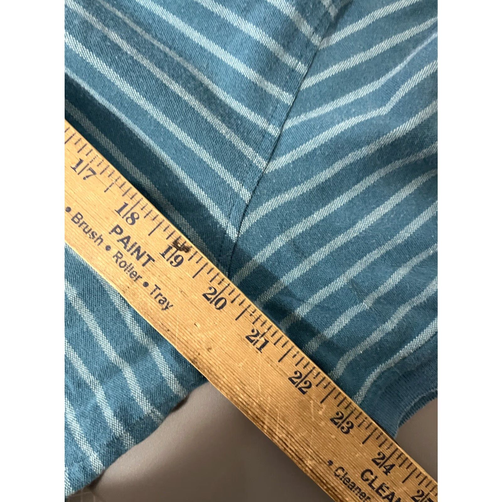 Izod IZOD Advantage Performance Polo Shirt Blue Striped Cotton Polyester Size L Mens Currents Size US L / EU 52-54 / 3 - 5 Thumbnail
