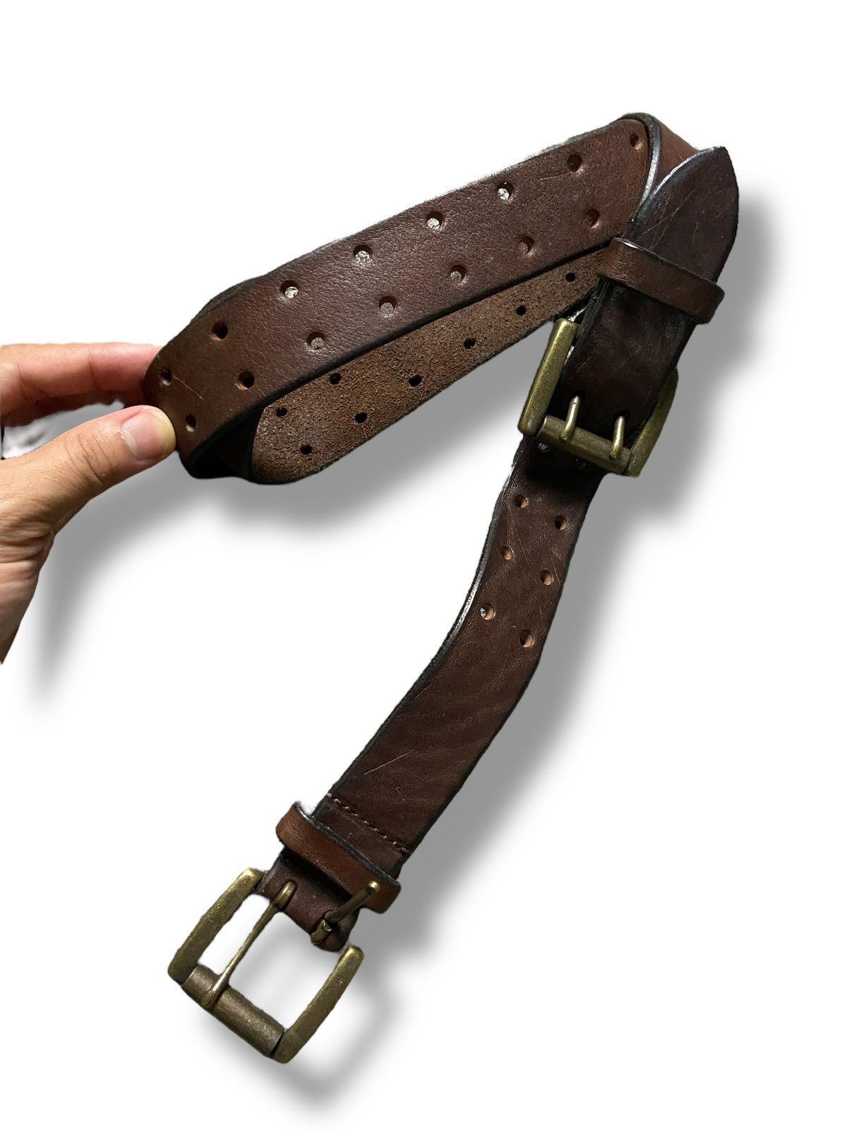 Tete Homme TETE HOMME LEATHER BELT (142) Size 36 - 1 Thumbnail