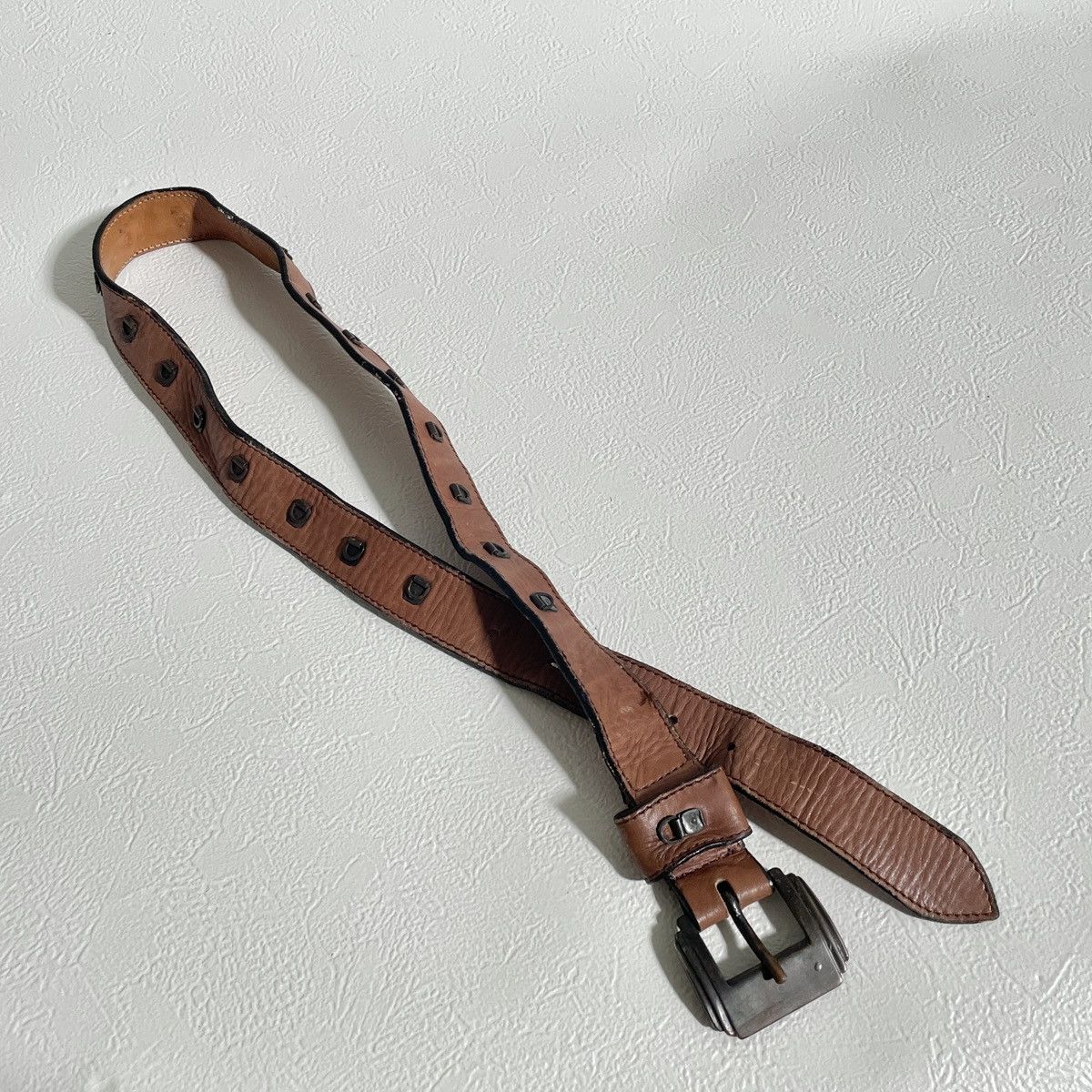 Paciotti Vintage y2k Cesare Paciotti leather belt Size ONE SIZE - 3 Thumbnail