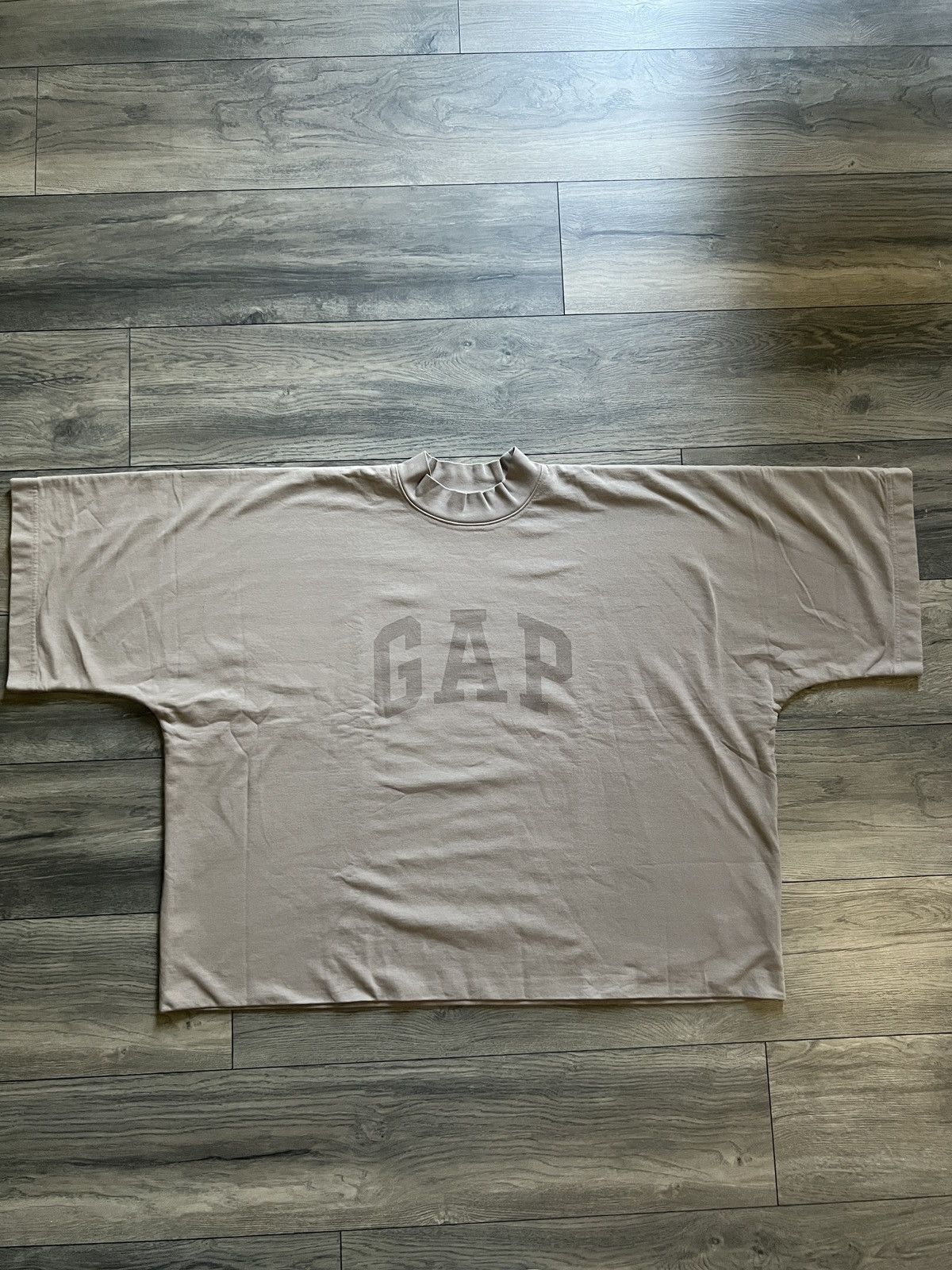 Gap × Kanye West Yeezy Gap Balenciaga Beige Dove No Seam Tee