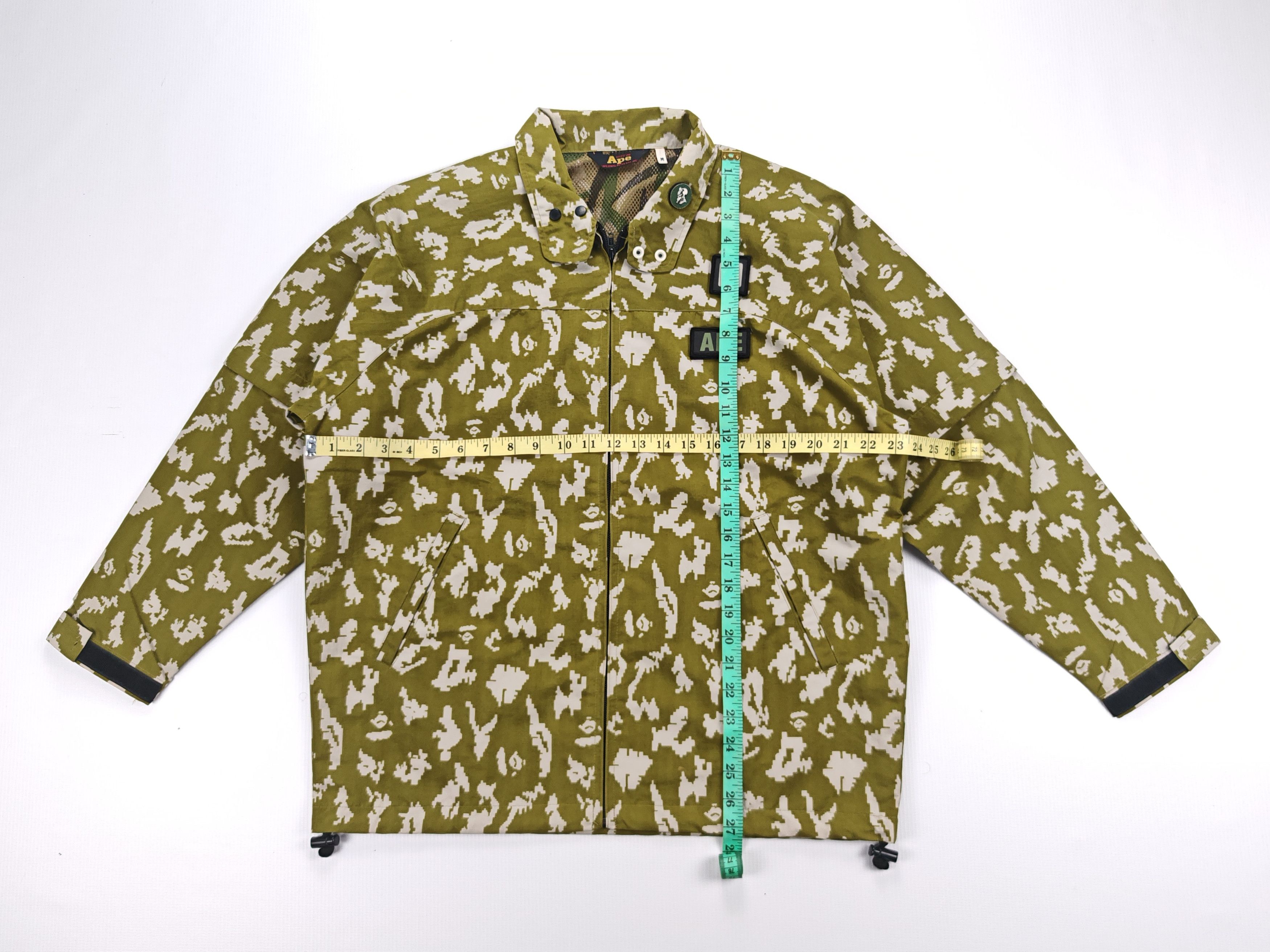 Bape × Vintage Vintage A BATHING APE BAPE Digital Camo Coach Jacket Size US M / EU 48-50 / 2 - 4 Thumbnail