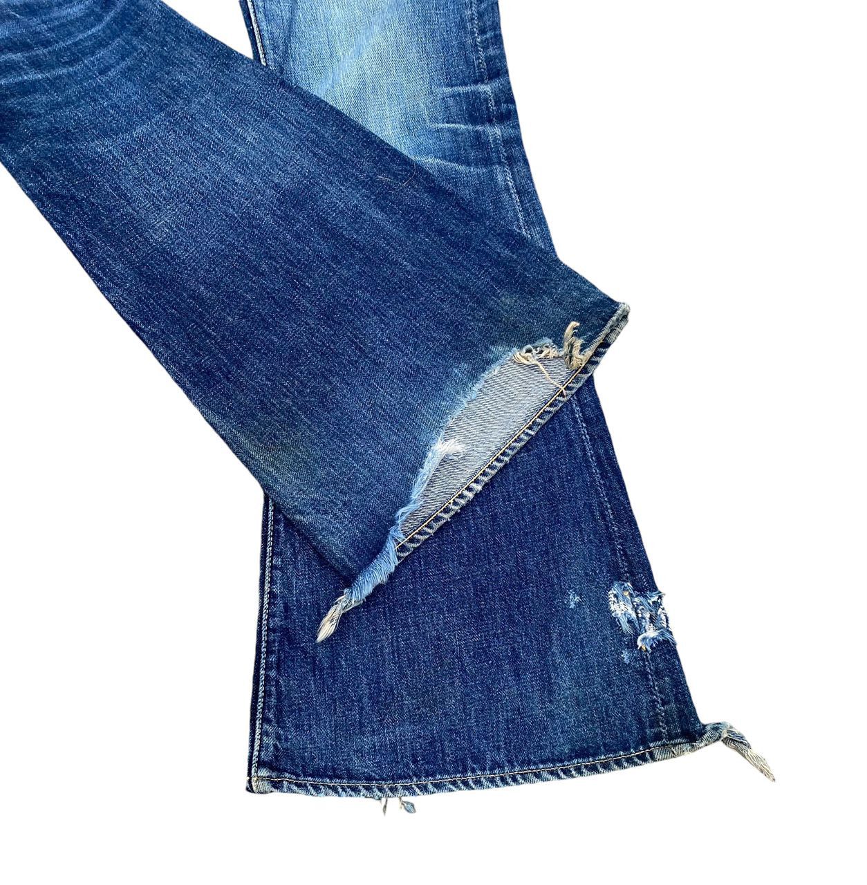 Japanese Brand 💥BOOTCUT💥VINTAGE SKULLS JEANS BY ANALCHEMIST DENIM Size US 30 / EU 46 - 15 Thumbnail