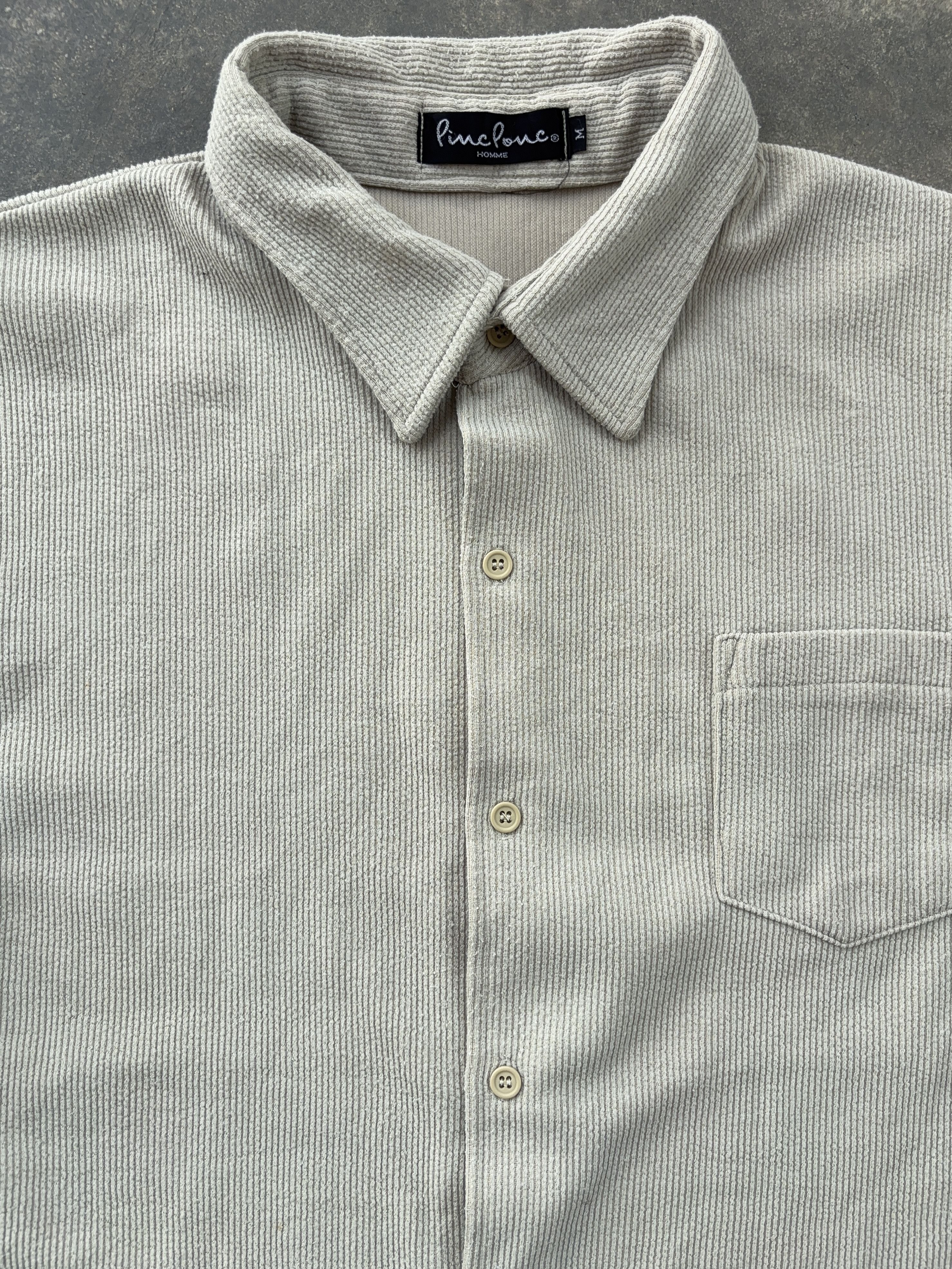 Other Pinclonco Homme Corduroy Luxury Designer Button Up Shirt Size US M / EU 48-50 / 2 - 5 Thumbnail