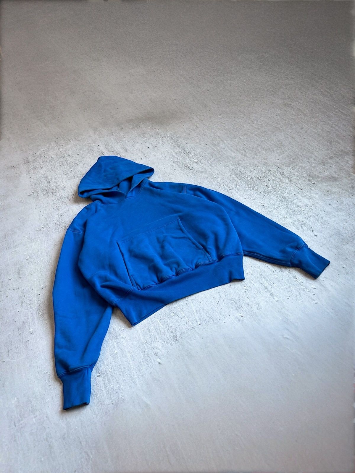 Gap × Yeezy Yeezy gap double layer blue hoodie sweatshirt boxy blank Size US S / EU 44-46 / 1 - 1 Thumbnail
