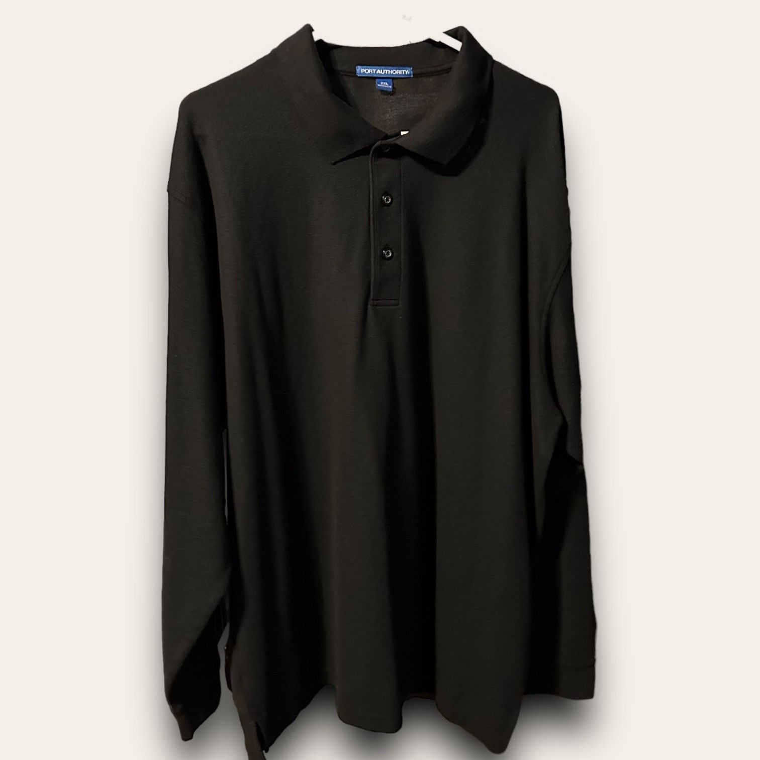 Port Authority Port Authority Mens Black Long-Sleeve Polo Shirt 2XL Size US XXL / EU 58 / 5 - 1 Thumbnail