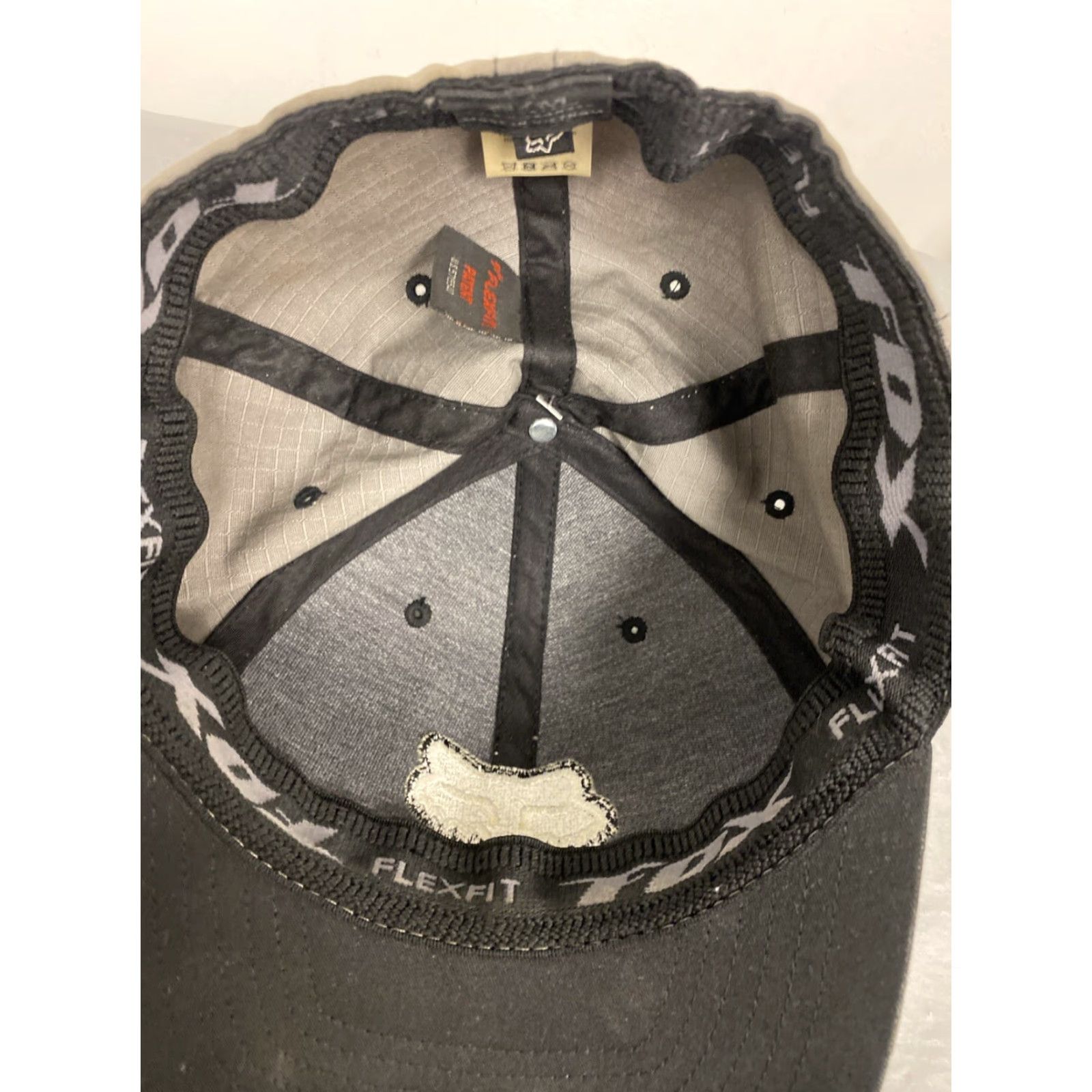 Fox Racing VINTAGE Fox Racing Baseball Cap Hat Fitted S/M Men Cotton Gray Casual Outdoor Size ONE SIZE - 6 Thumbnail