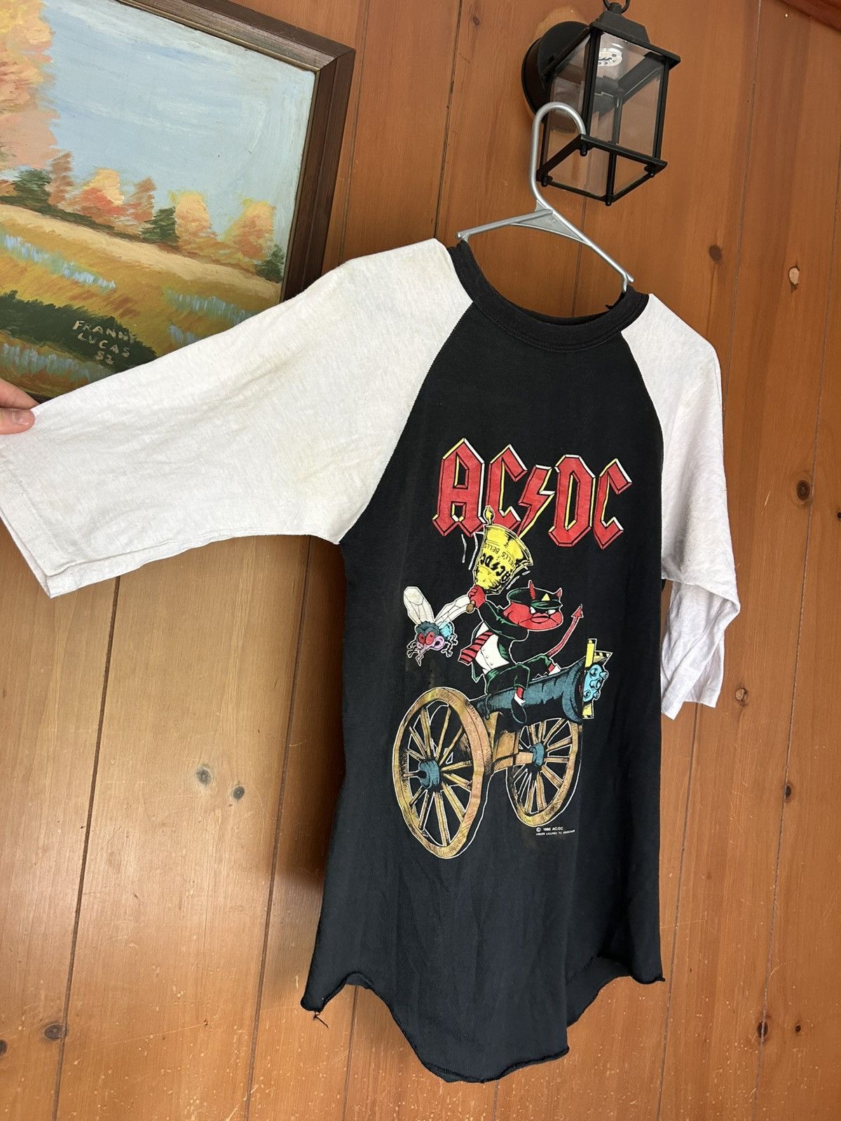 Other Vintage 1990 AC DC Tour Shirt Size Large Metal Rock Size US L / EU 52-54 / 3 - 23 Thumbnail