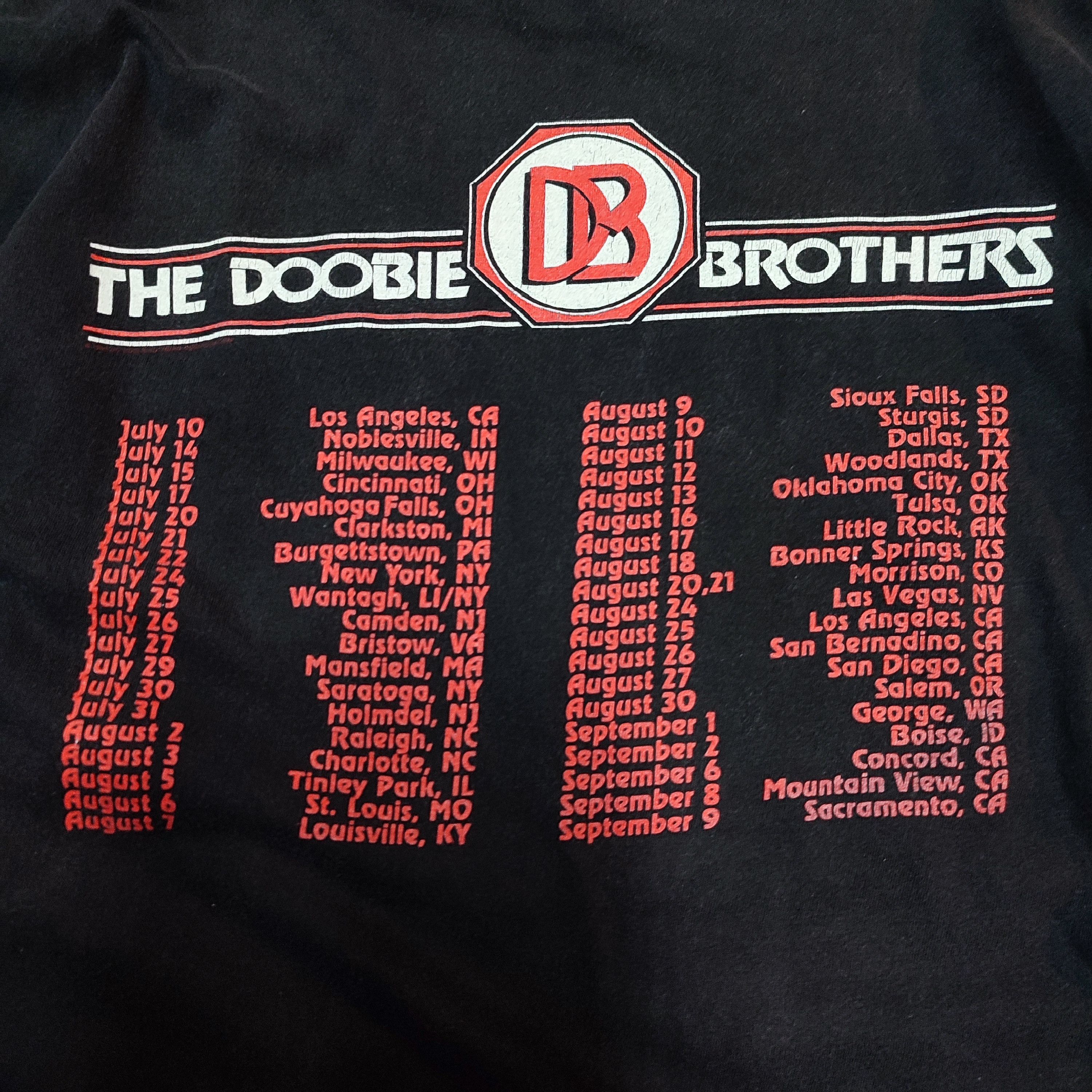 Band Tees × Vintage THE DOOBIE BROTHERS Size US L / EU 52-54 / 3 - 6 Thumbnail