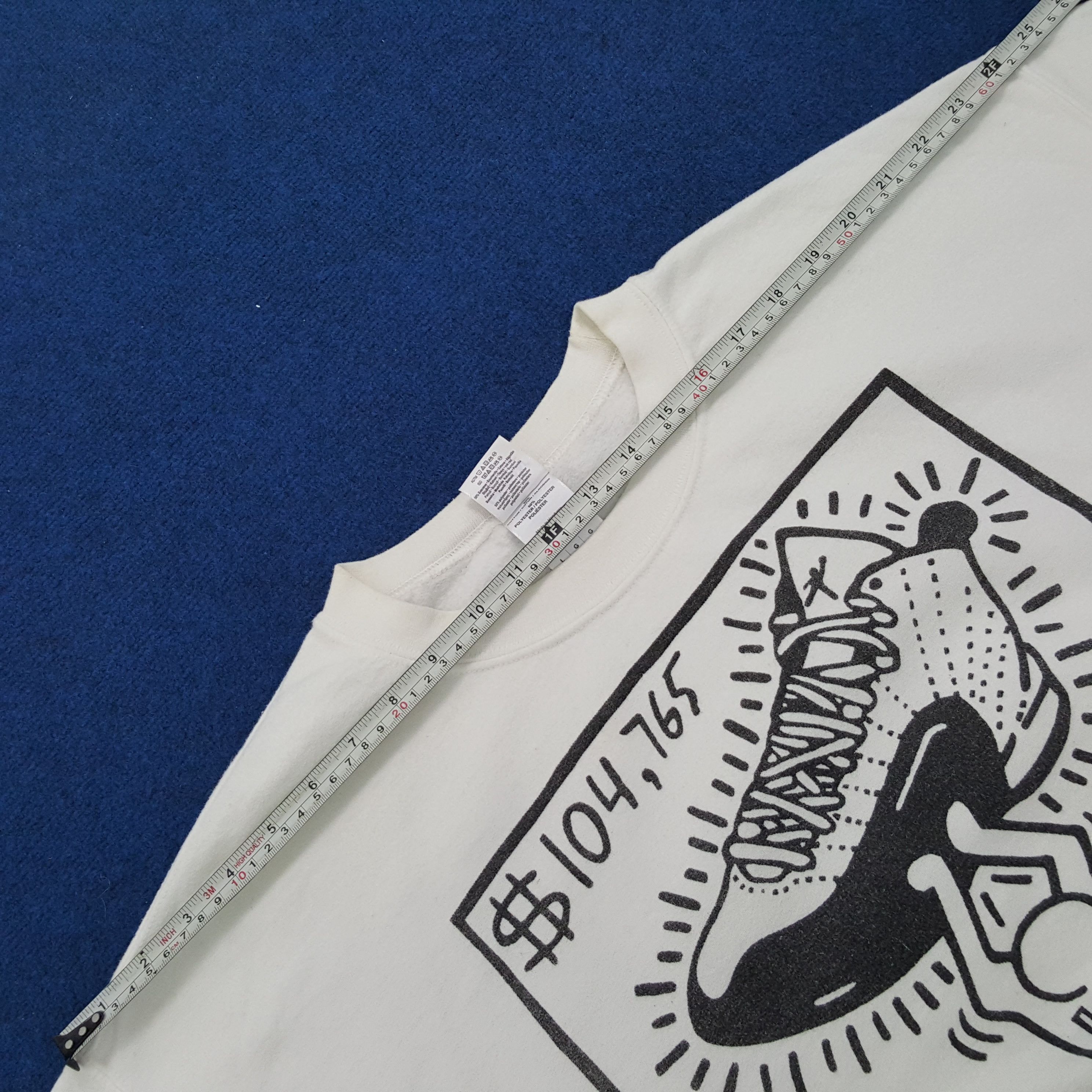 Keith Haring × Vintage Vintage Keith Haring Play Off Art Skatewear Sweatshirts Size US L / EU 52-54 / 3 - 12 Thumbnail