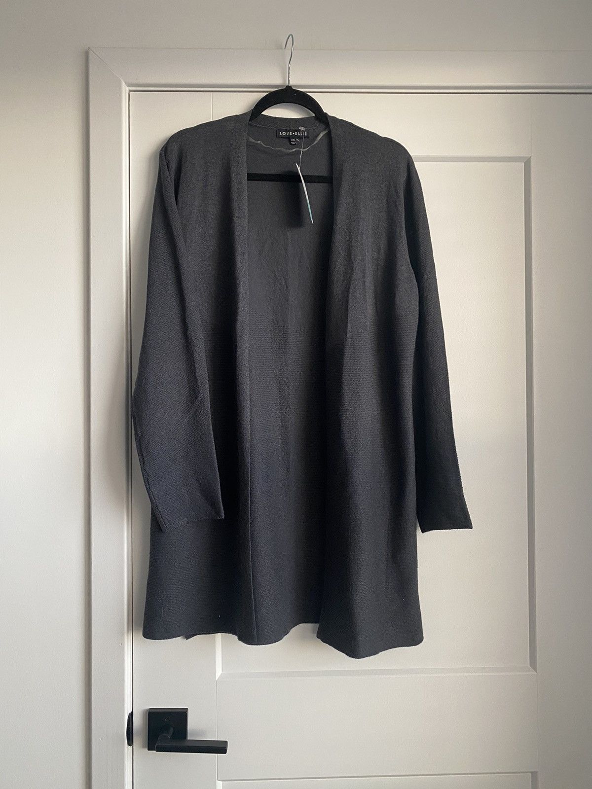 Other Love Ellie Nalani Dark Grey Cardigan Beige Size XXL NWT Size XXL / US 16-18 / IT 52-54 - 2 Thumbnail