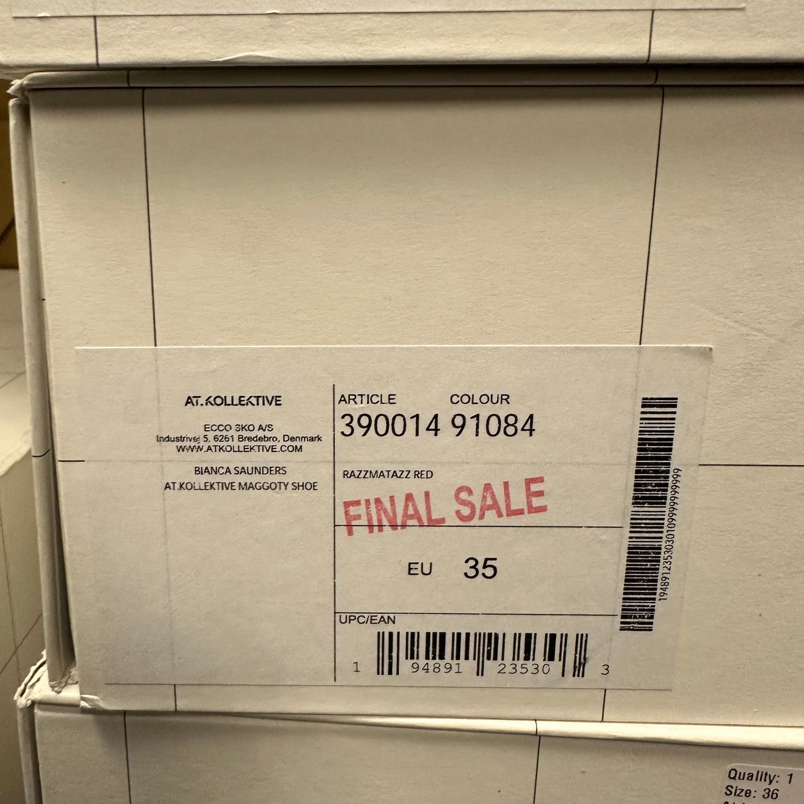 Ecco ECCO KOLLECTIVE X BIANCA SAUNDERS 35 ED MAGGOTY LOAFER ORANG Size US 4.5 / IT 34.5 - 6 Thumbnail