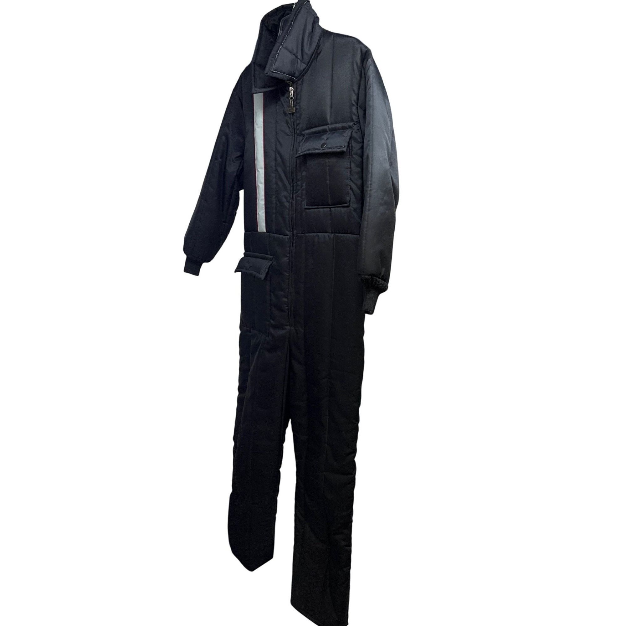 Vintage Walls Blizzard Pruf Womens Black Insulated Quilted Belted Zi Size 38" / US 16 / IT 52 - 3 Thumbnail