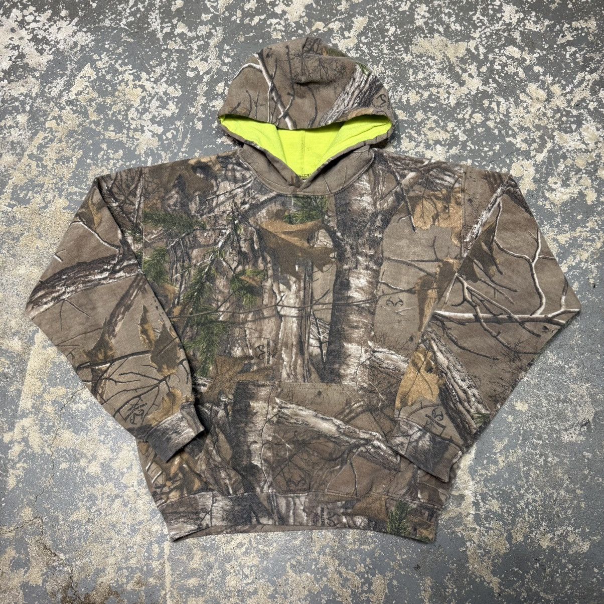 Vintage Vintage Camo RealTree Essential Hoodie Sweatshirt Size US XXS / EU 40 - 1 Thumbnail