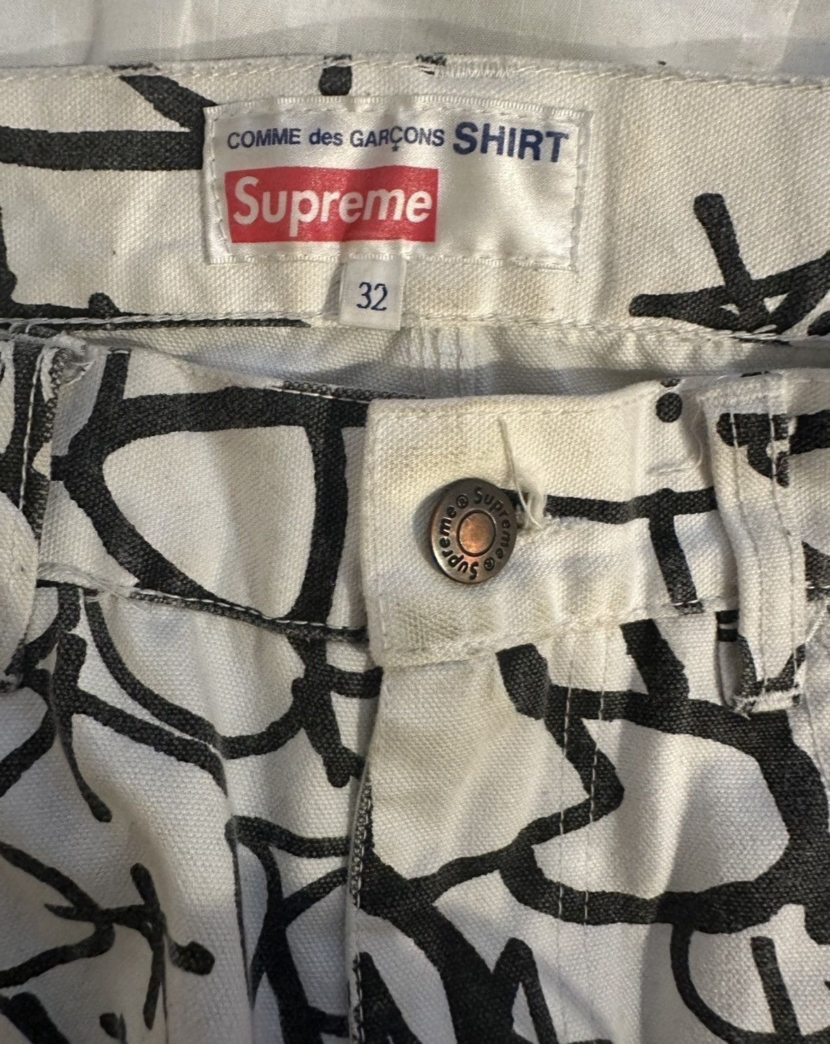 Comme des Garcons SHIRT × Supreme Supreme x CDG Carpenter Pants Size US 32 / EU 48 - 3 Thumbnail