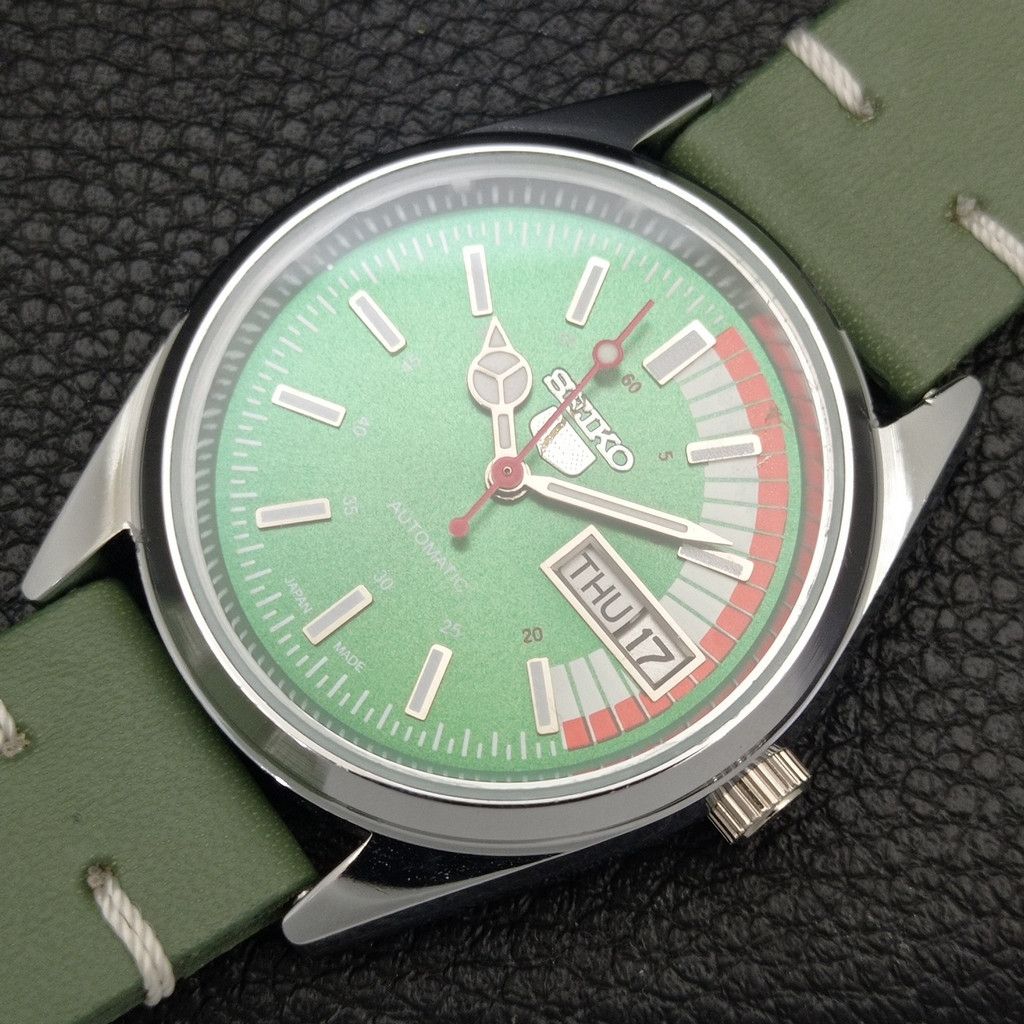 Seiko REFURBISHED VINTAGE SEIKO 5 AUTO JAPAN MENS WATCH a440734 Size 38 - 6 Thumbnail