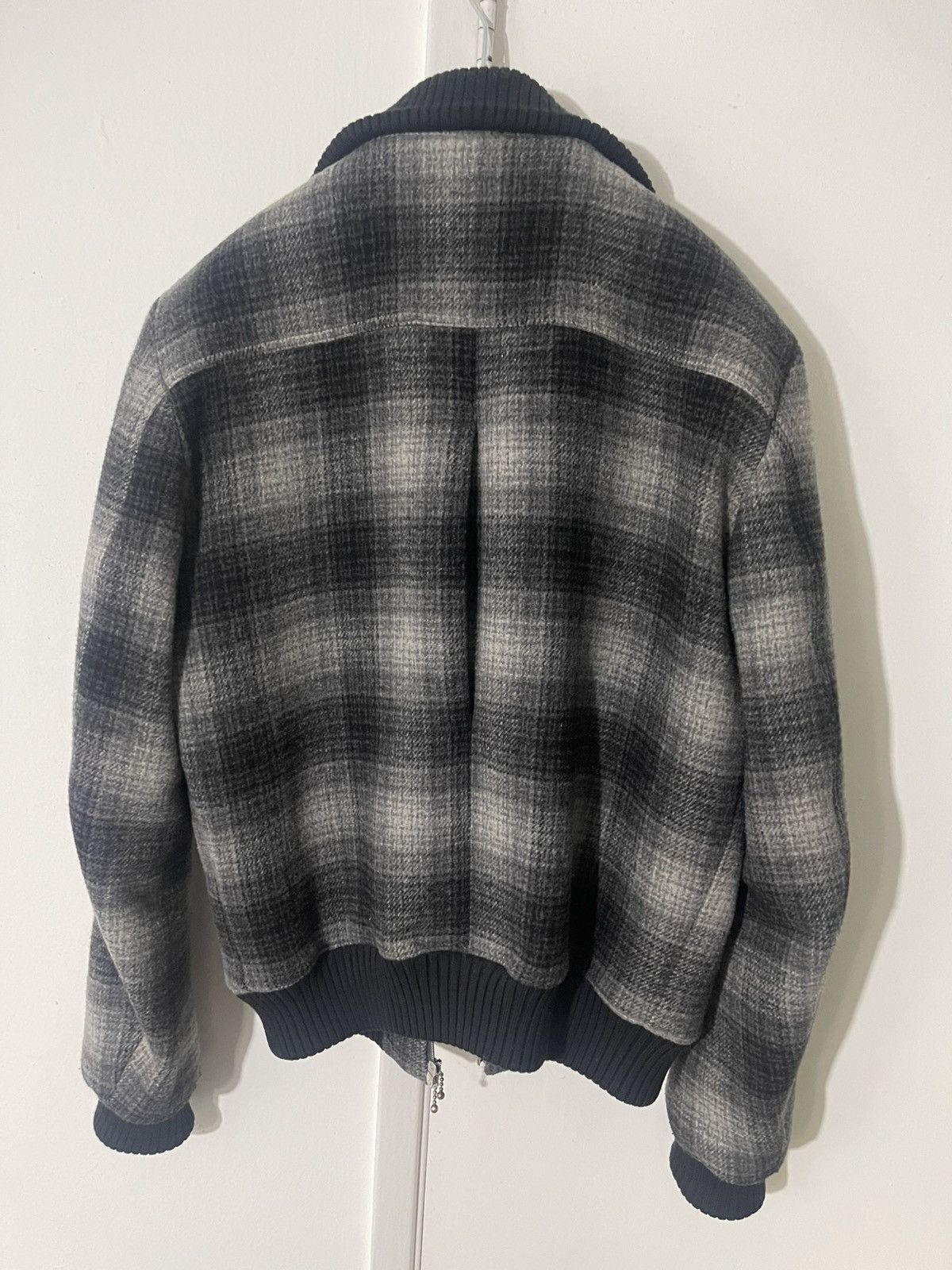 Alexander McQueen × MCQ × McQ Alexander McQueen Rare McQ Alexander McQueen Plaid Bomber Jacket Wool Size US M / EU 48-50 / 2 - 4 Thumbnail