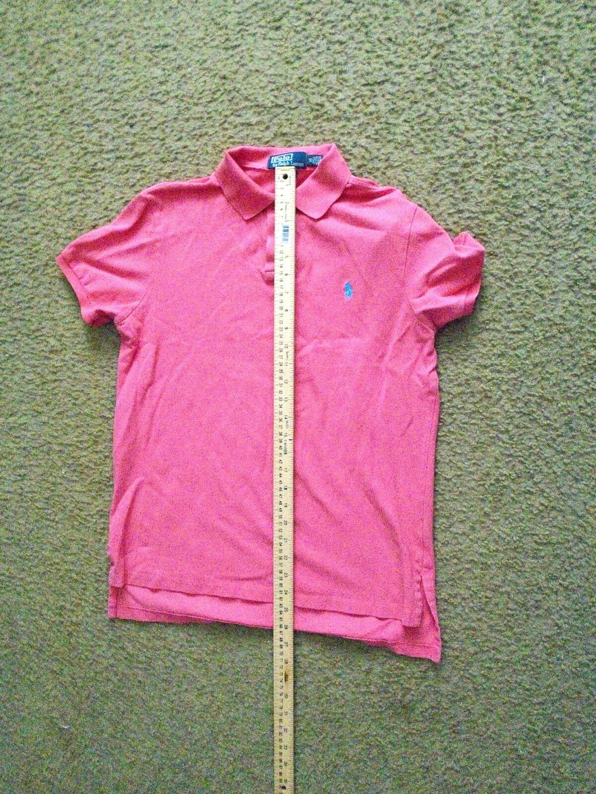 Polo Ralph Lauren Vintage Pink Salmon Polo Ralph Lauren Medium Custom Fit Size US M / EU 48-50 / 2 - 4 Thumbnail