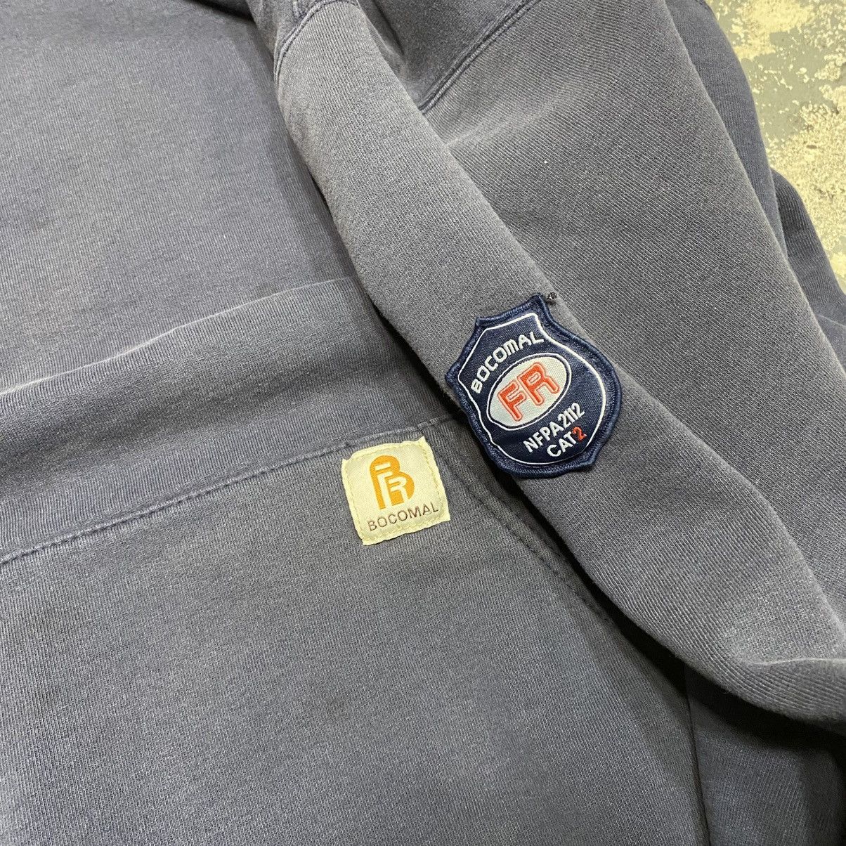 Carhartt × Vintage Vintage Bocomal Fr Fire Retardant Navy hoodie Sweatshirt Size US XL / EU 56 / 4 - 5 Thumbnail