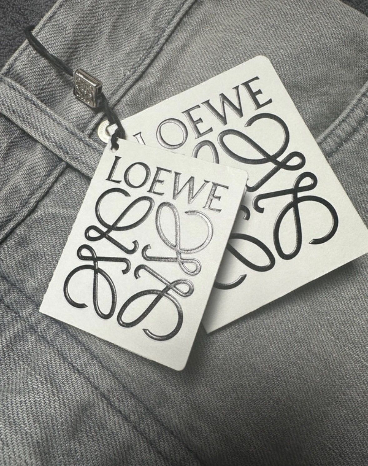 Loewe Loewe SS25 baggy grey denim Sz46 / US30 Size US 30 / EU 46 - 3 Thumbnail