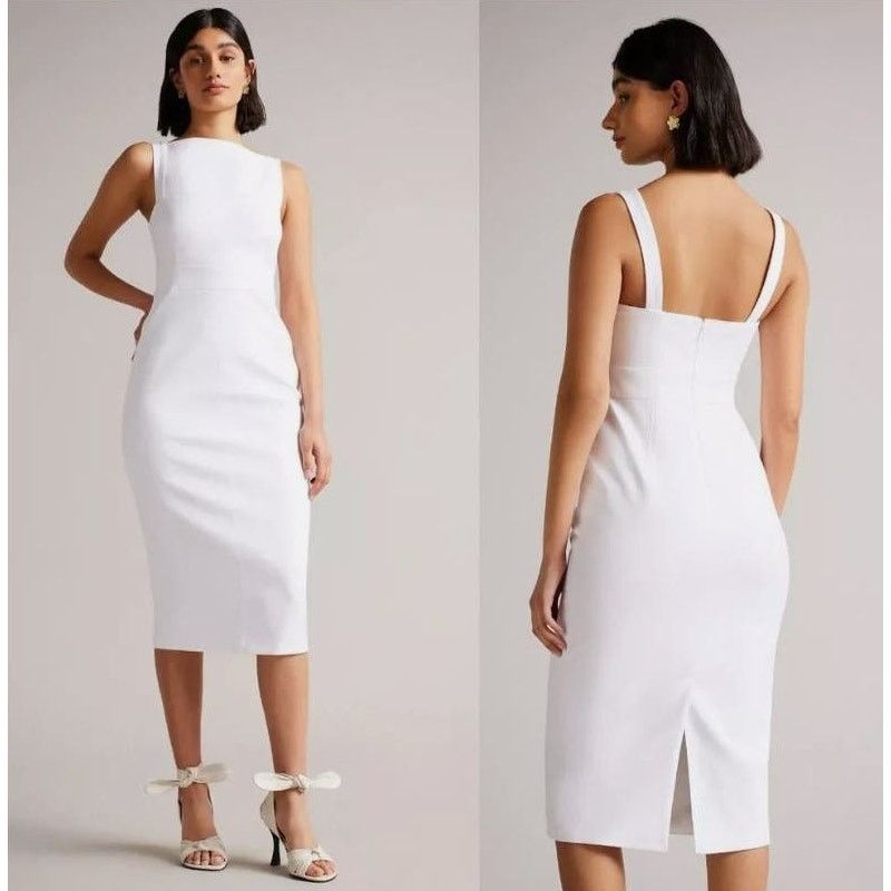 Ted Baker TED BAKER Klarika Midi Bodycon Cocktail Dress Size 0/US 2 Size XS / US 0-2 / IT 36-38 - 1 Thumbnail