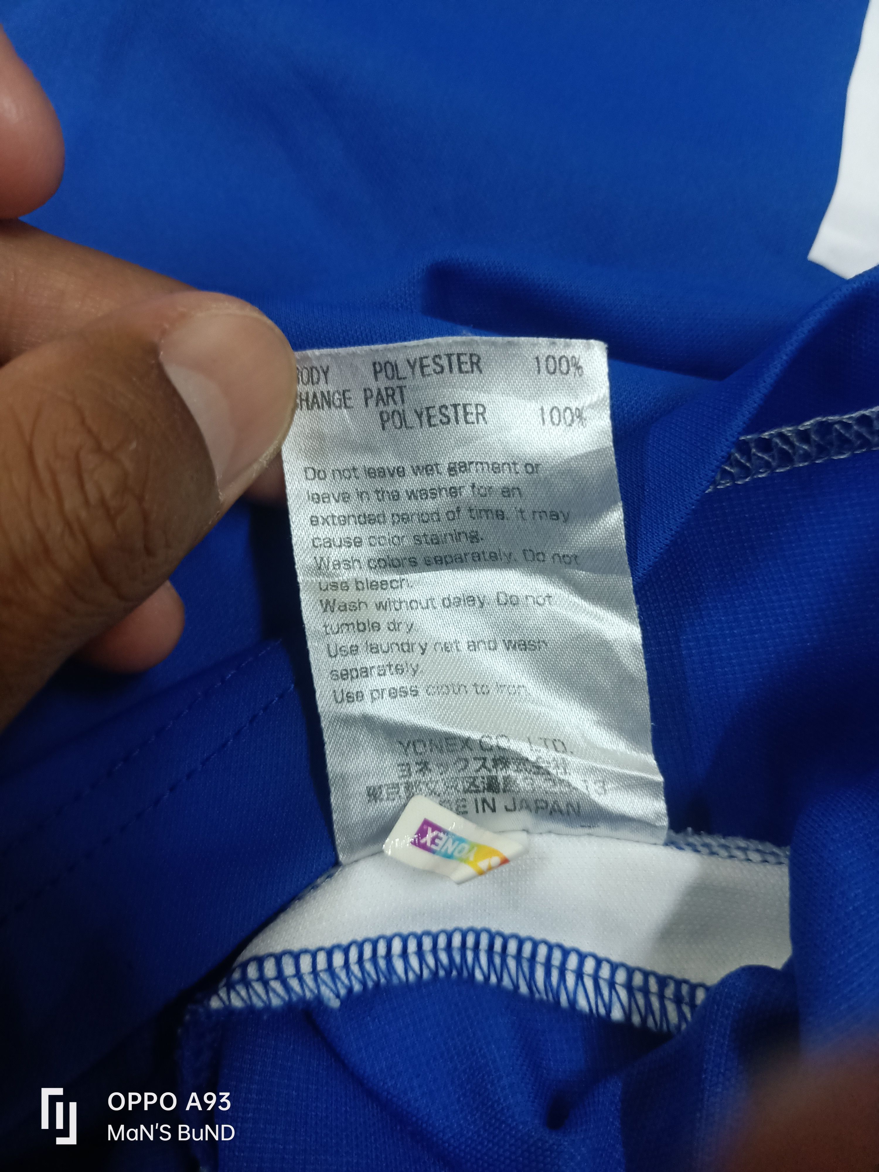 Japanese Brand × Vintage Jersey YONEX Tokyo MUSASHINO CITY FC Size US L / EU 52-54 / 3 - 10 Thumbnail